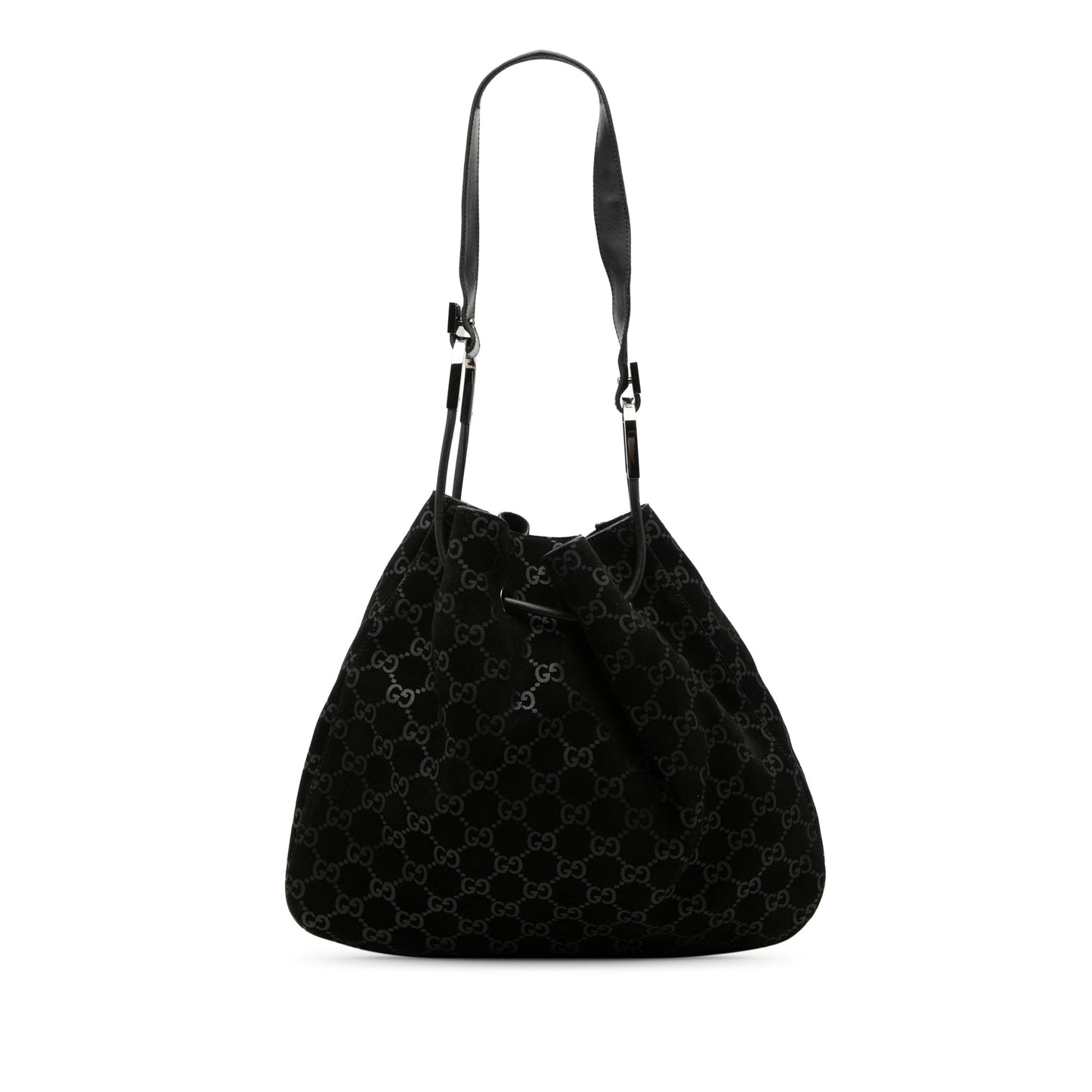 Gucci GG Suede Shoulder Bag