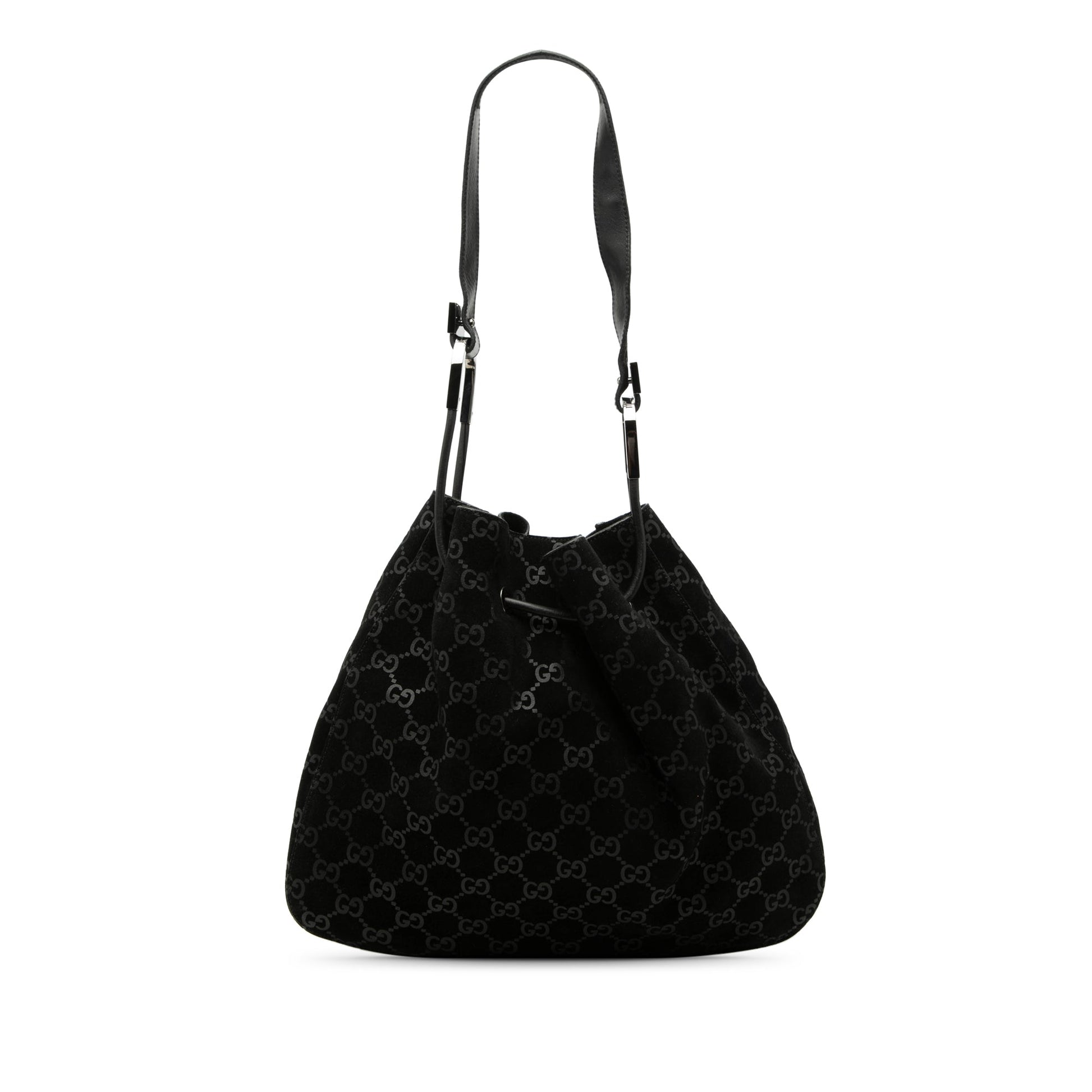 Gucci GG Suede Shoulder Bag