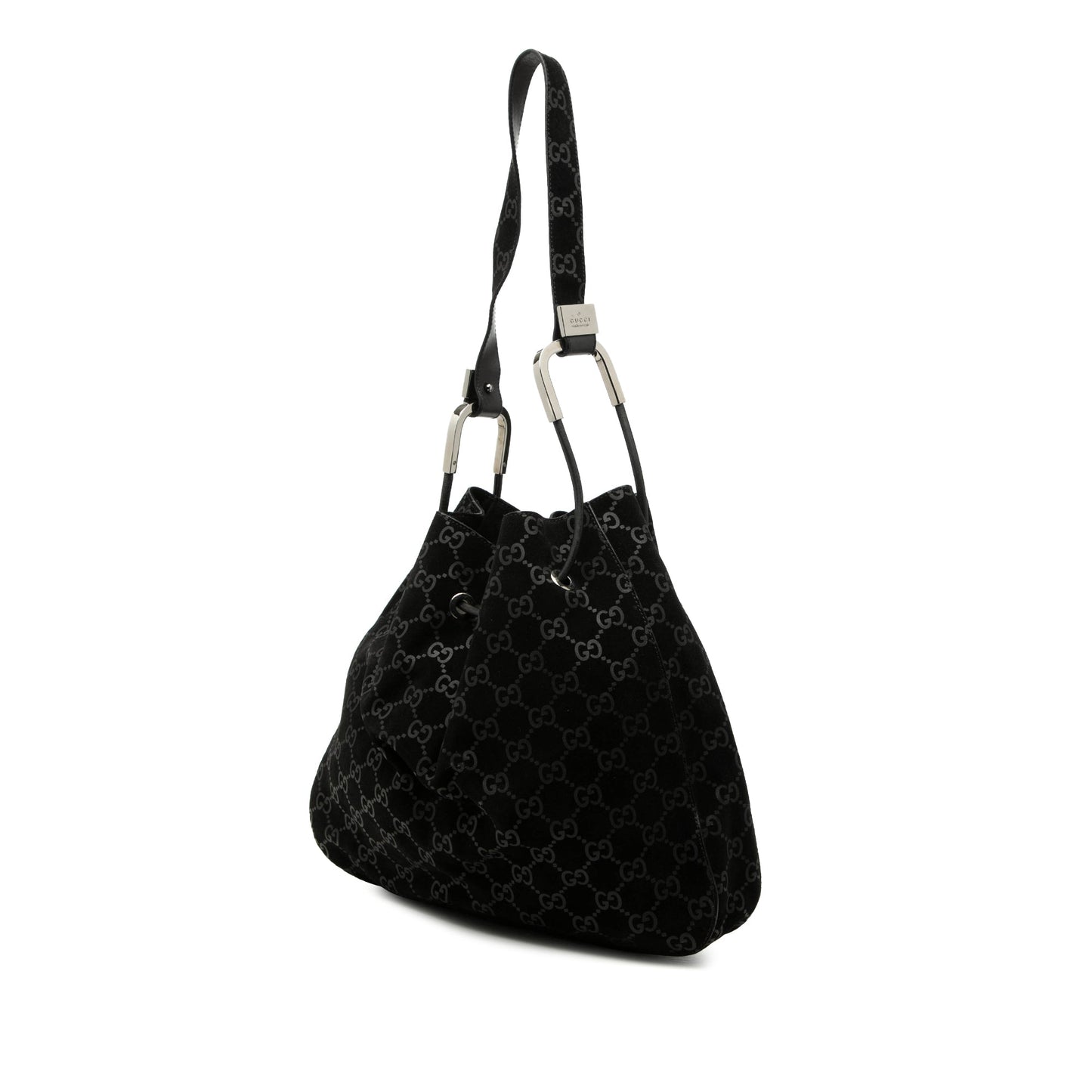 Gucci GG Suede Shoulder Bag