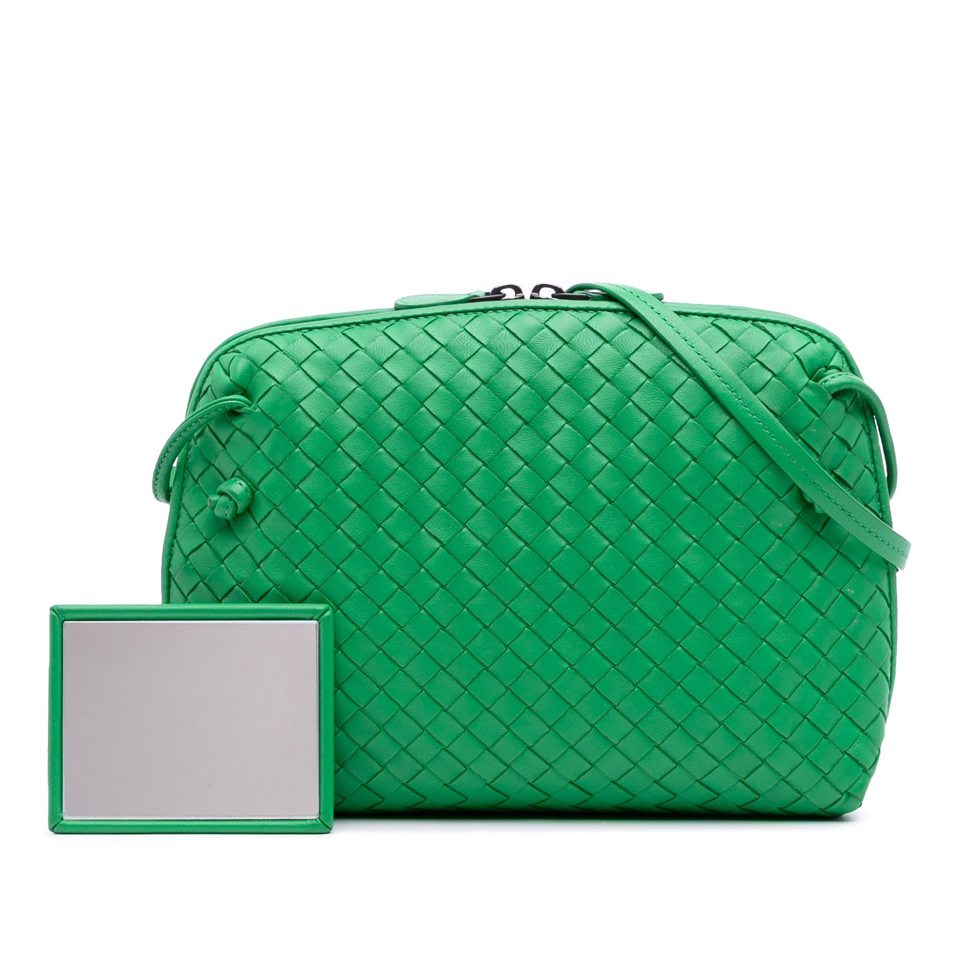 Bottega Veneta Nappa Intrecciato Nodini Crossbody