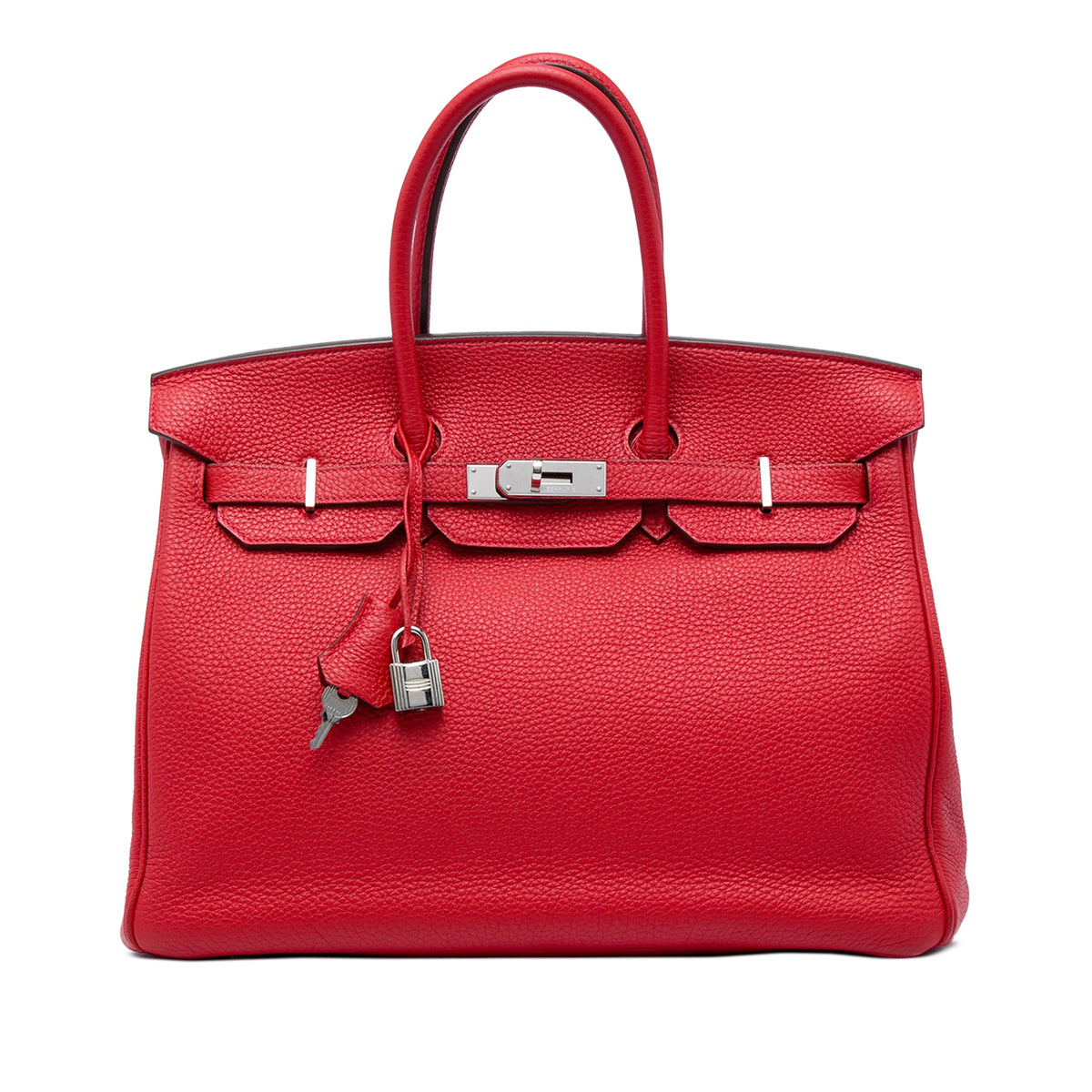 Hermès Togo Birkin Retourne 35 — Red
