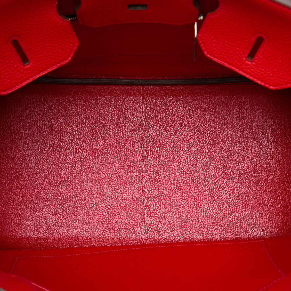 Hermès Togo Birkin Retourne 35 — Red