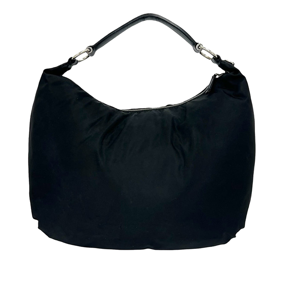 Prada Canapa Logo Tessuto Hobo