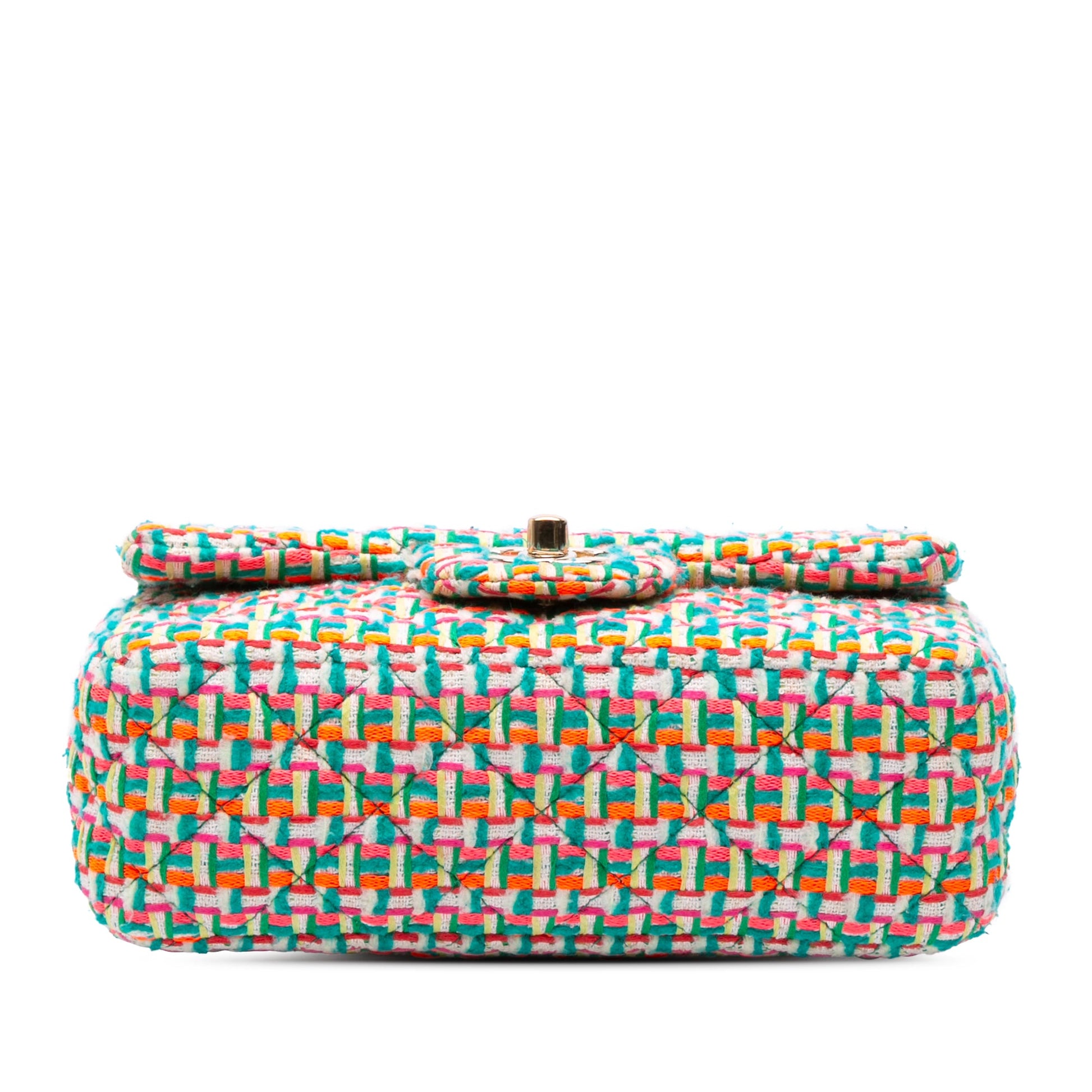 Chanel Mini Rectangular Classic Tweed Single Flap