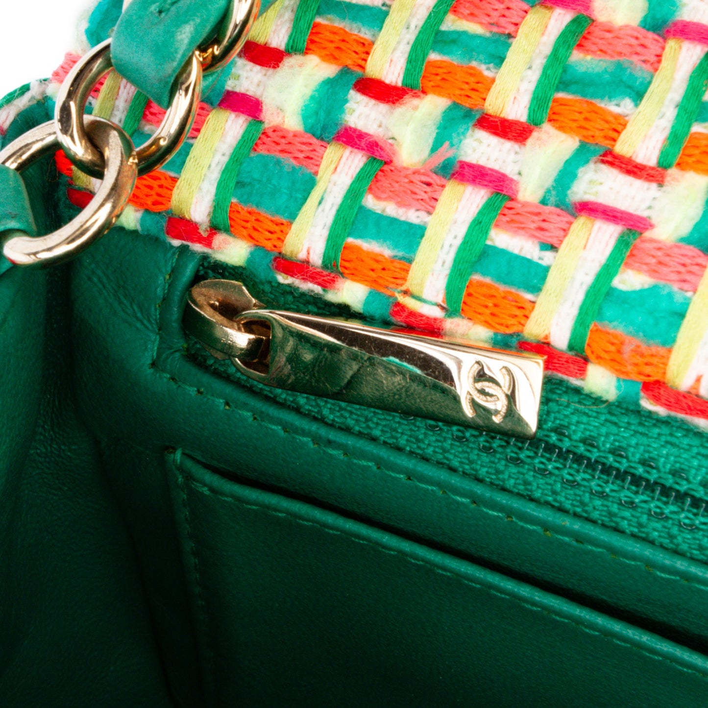 Chanel Mini Rectangular Classic Tweed Single Flap