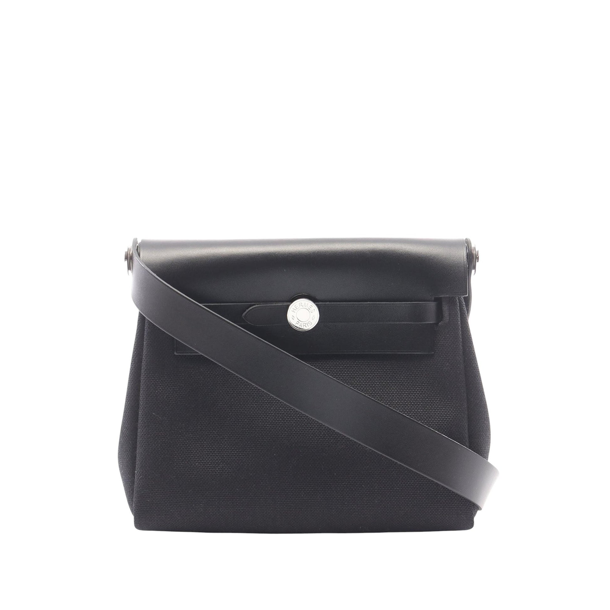 Hermès Military Toile and Vache Hunter Herbag Zip 20