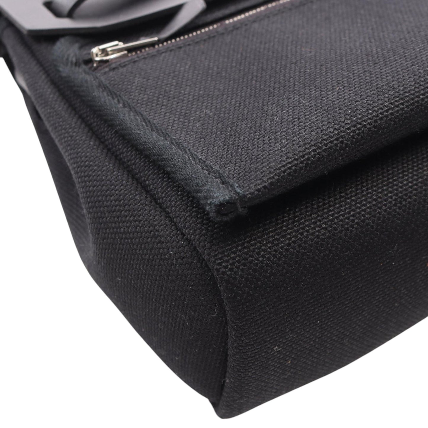 Hermès Military Toile and Vache Hunter Herbag Zip 20