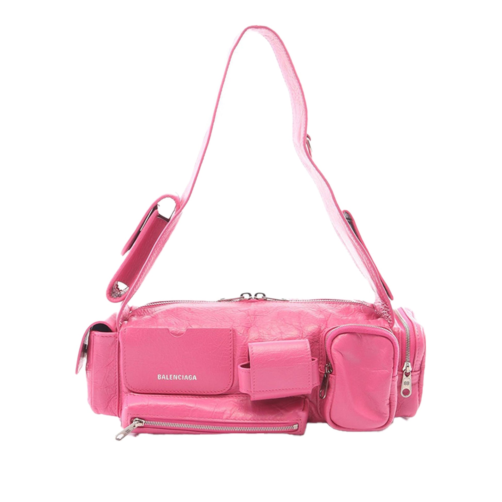 Balenciaga Lambskin Superbusy Sling Bag XS