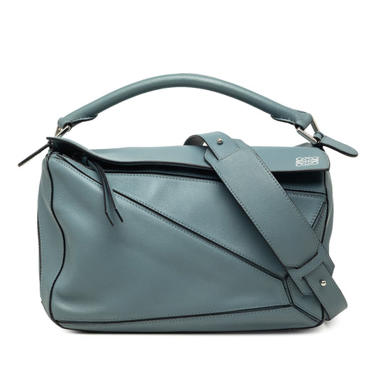 LOEWE Medium Calfskin Puzzle Satchel