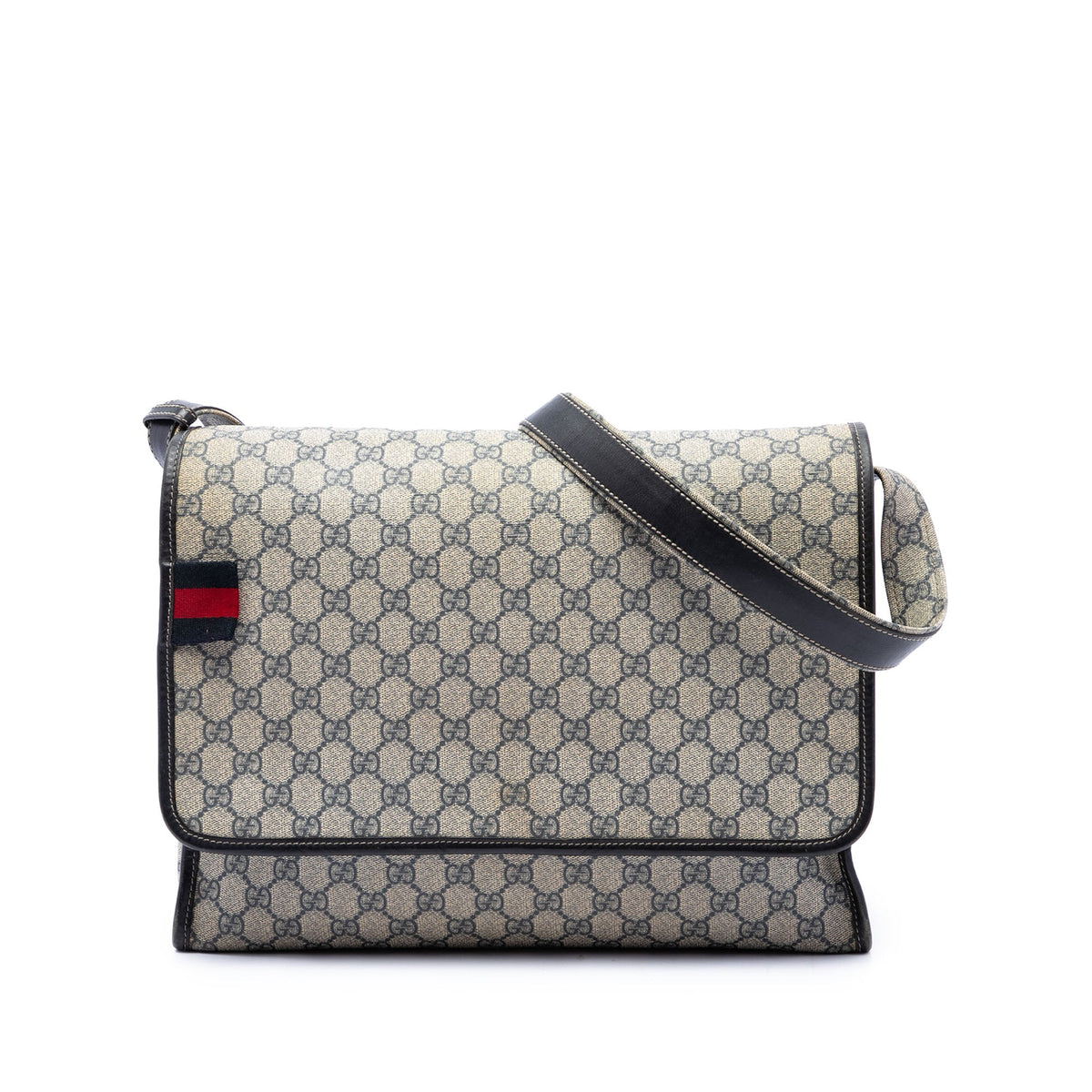 Gucci GG Supreme Web Messenger Bag
