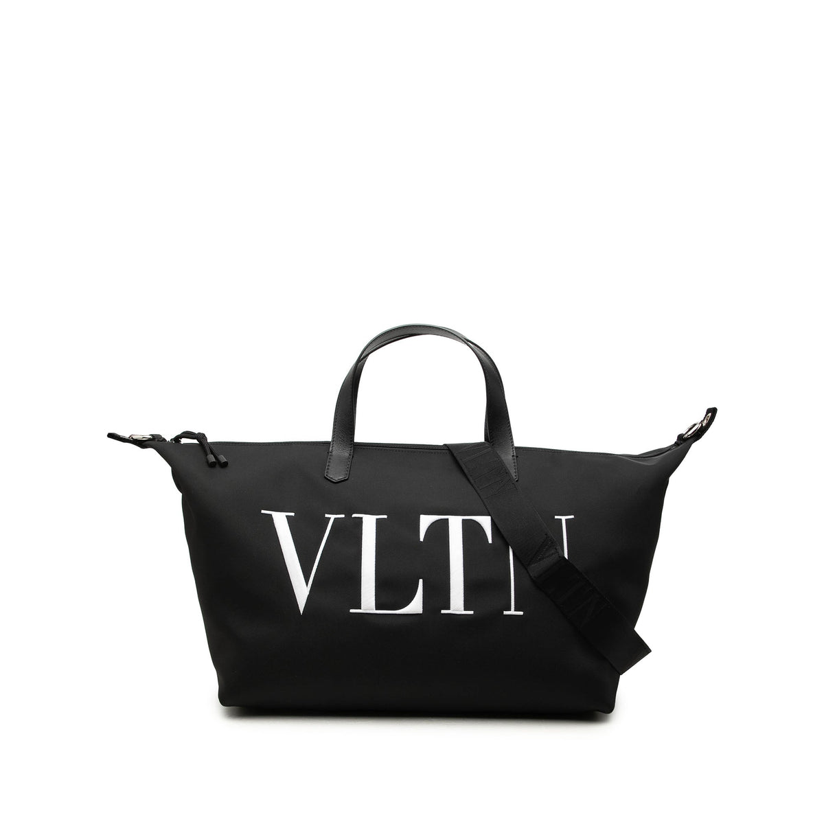 Valentino Nylon VLTN Travel Bag — Black