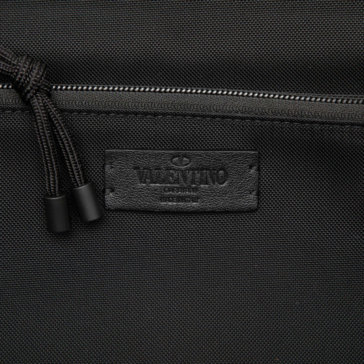 Valentino Nylon VLTN Travel Bag — Black