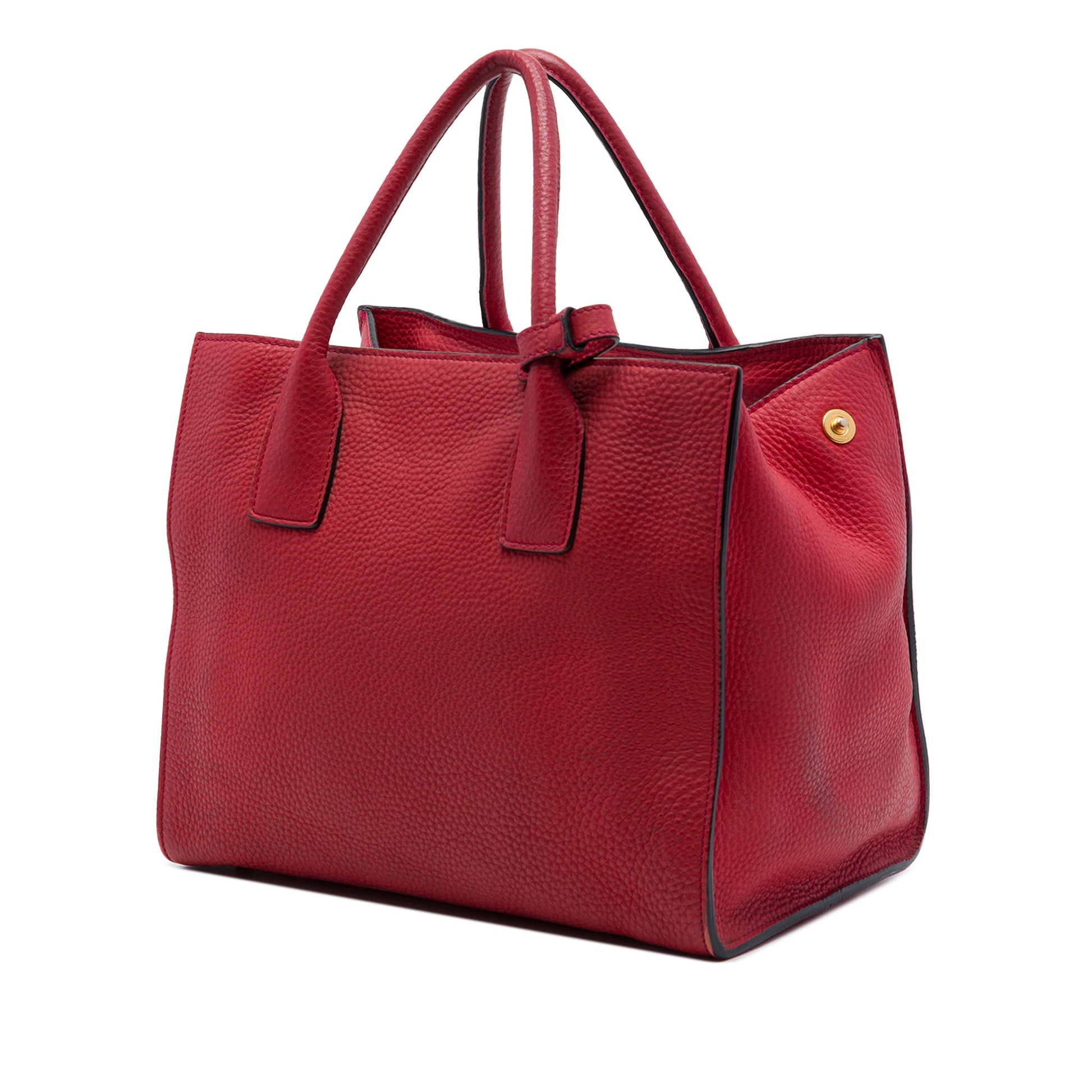 Prada Vitello Daino Open Convertible Tote