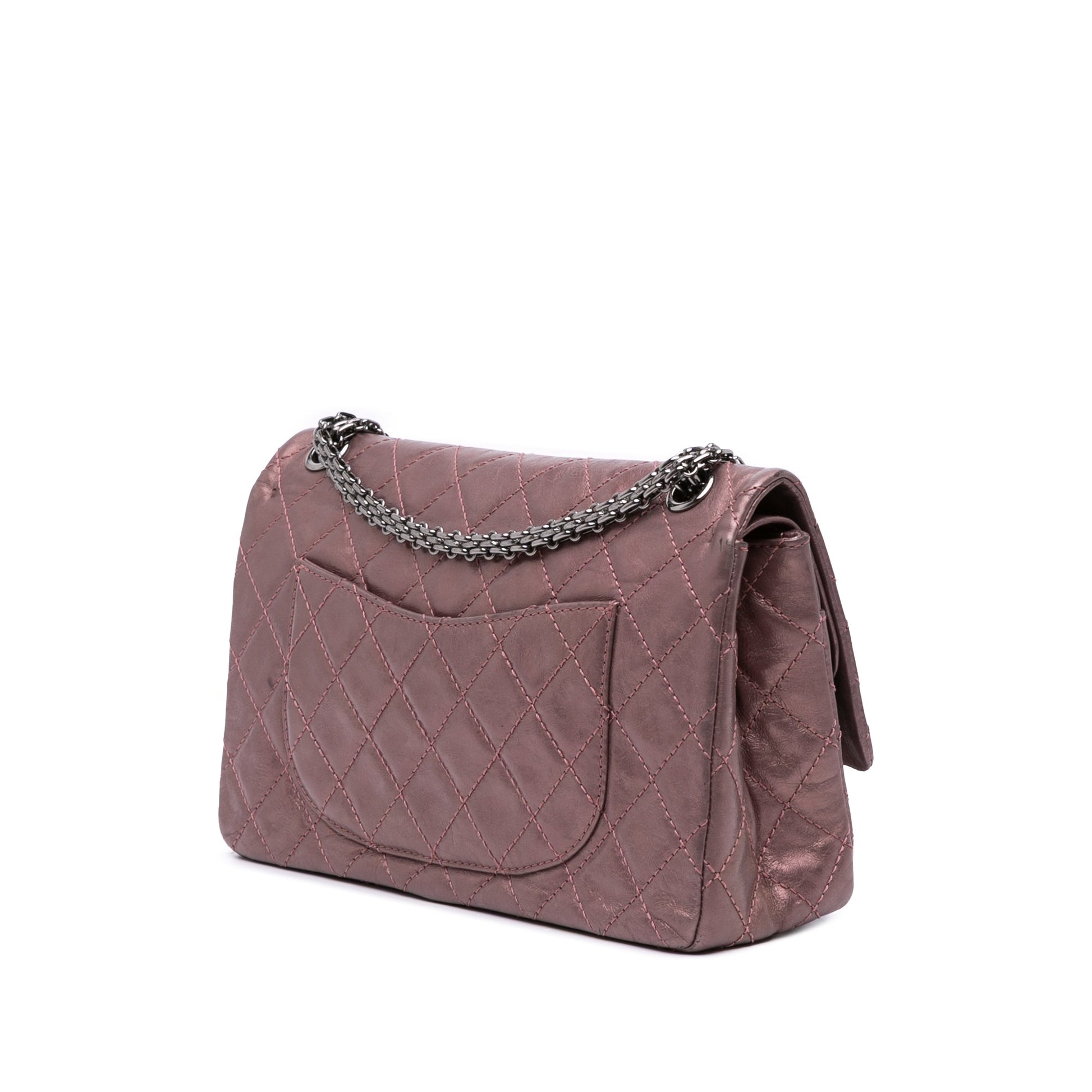Chanel Reissue 2.55 Aged Metallic Calfskin Double Flap 226