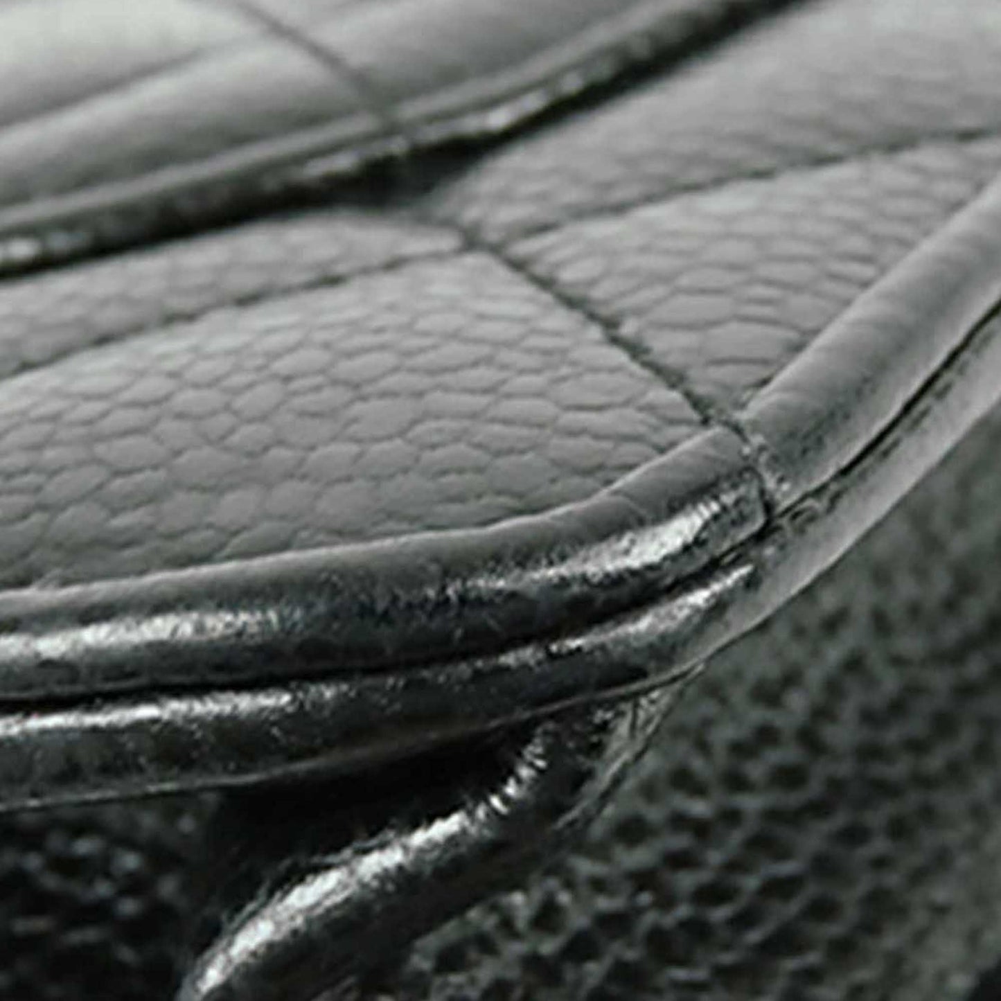 Chanel CC Quilted Caviar Wallet on Chain