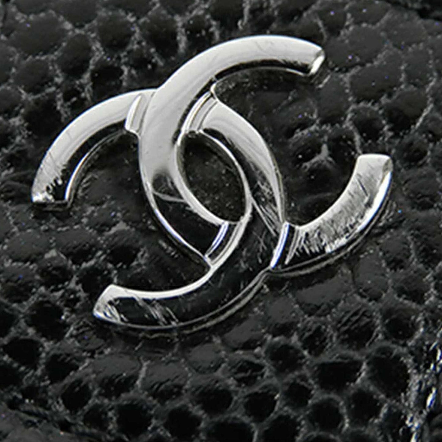 Chanel CC Quilted Caviar Wallet on Chain