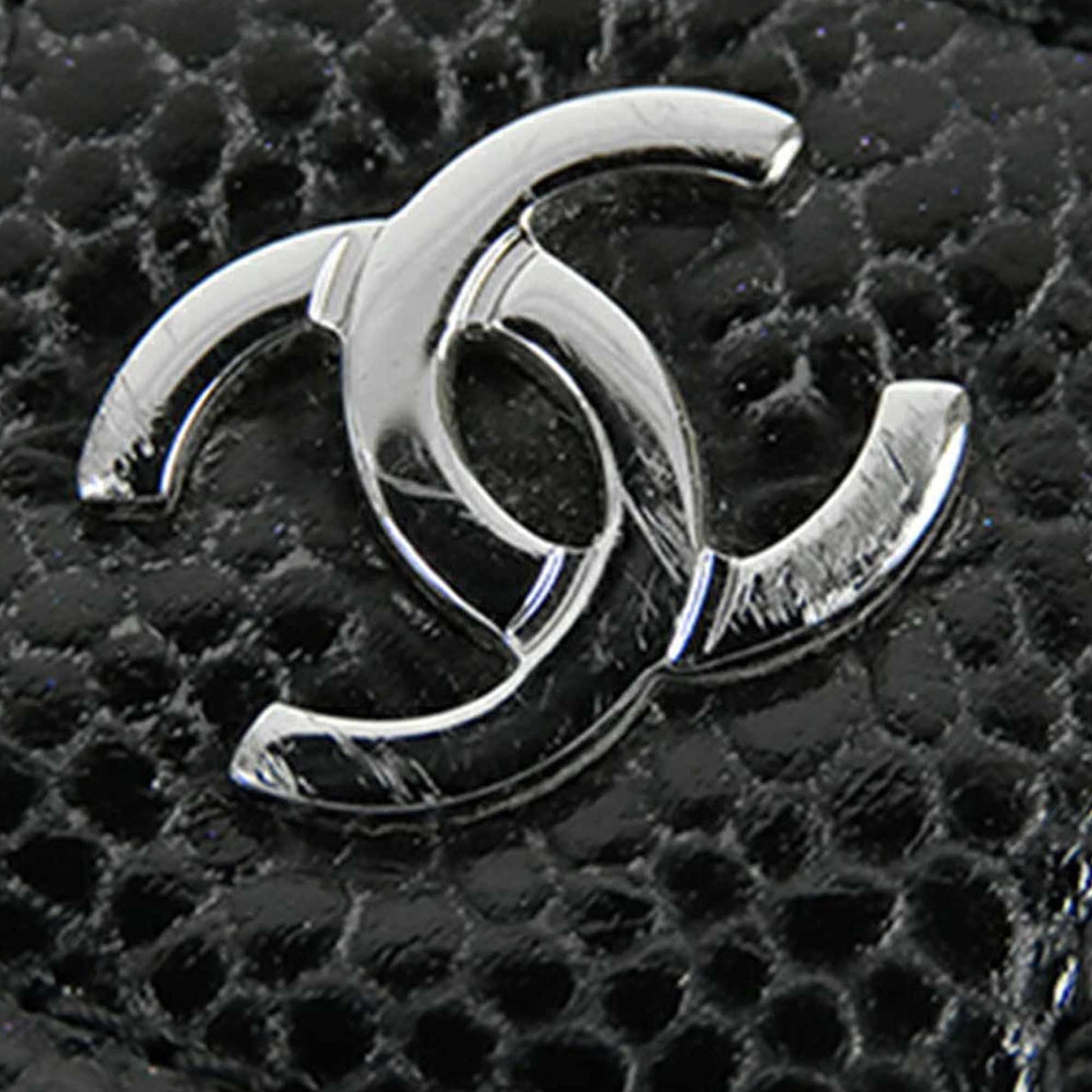 Chanel CC Quilted Caviar Wallet on Chain