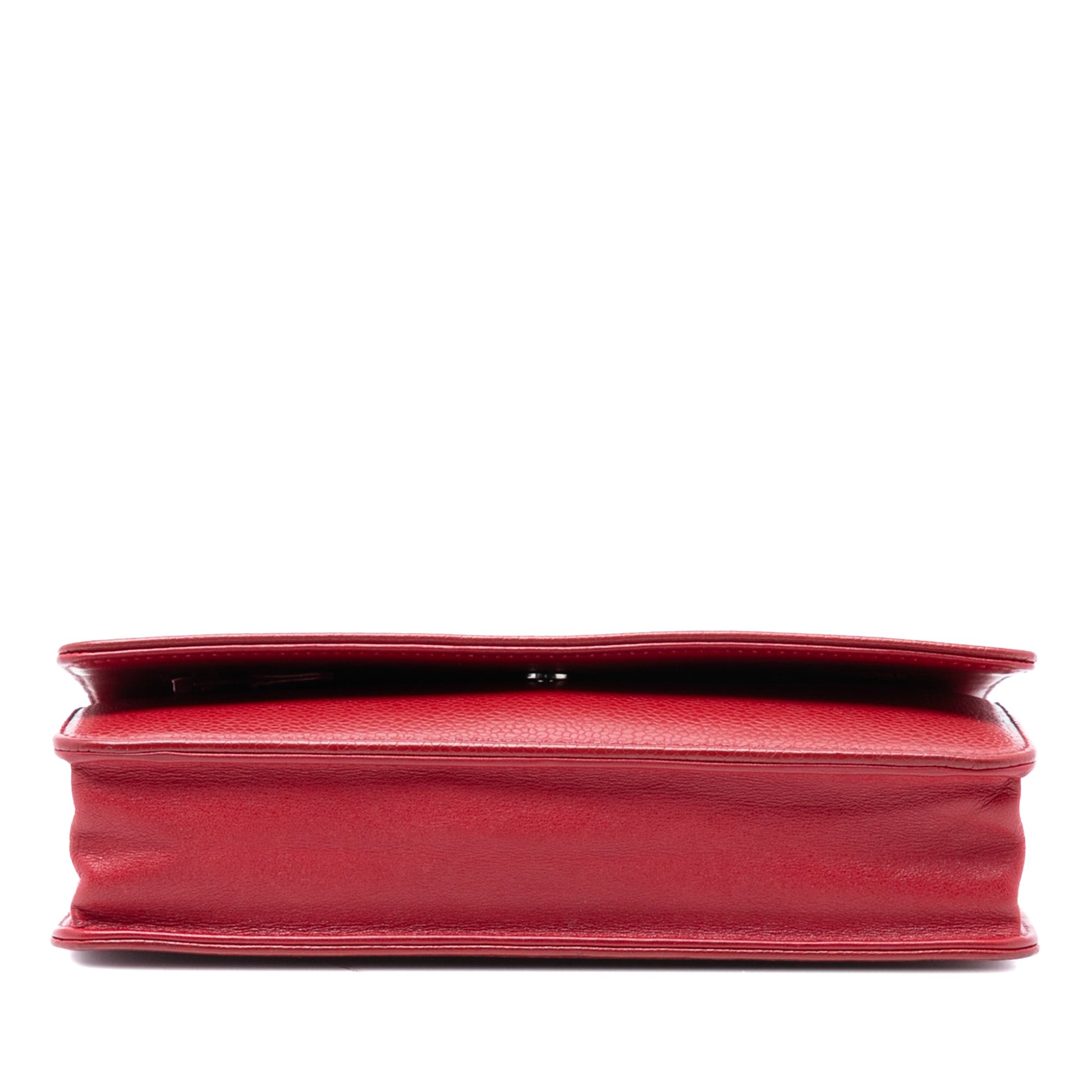 Chanel CC Caviar Wallet On Chain