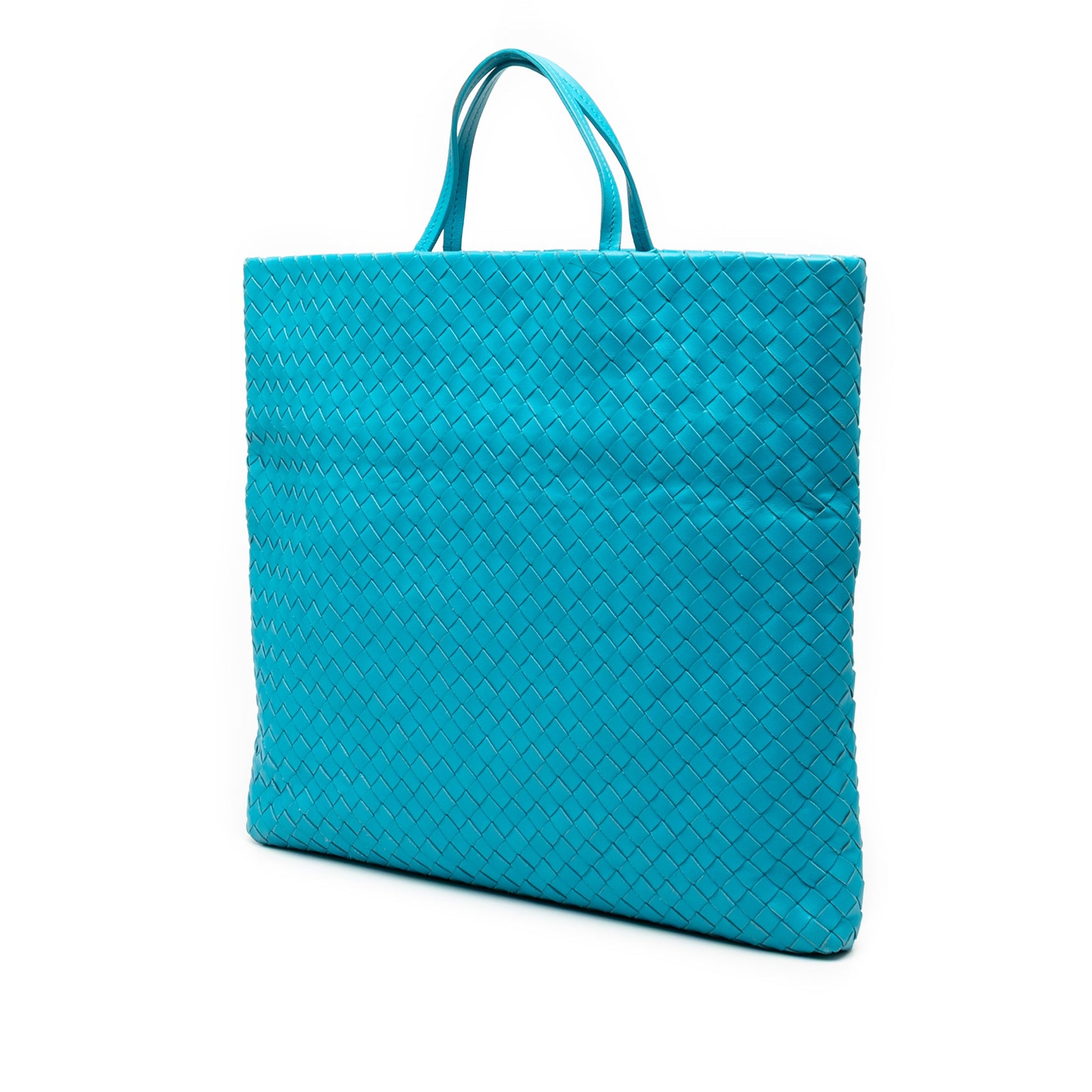 Bottega Veneta Nappa Intrecciato Fold Over Tote