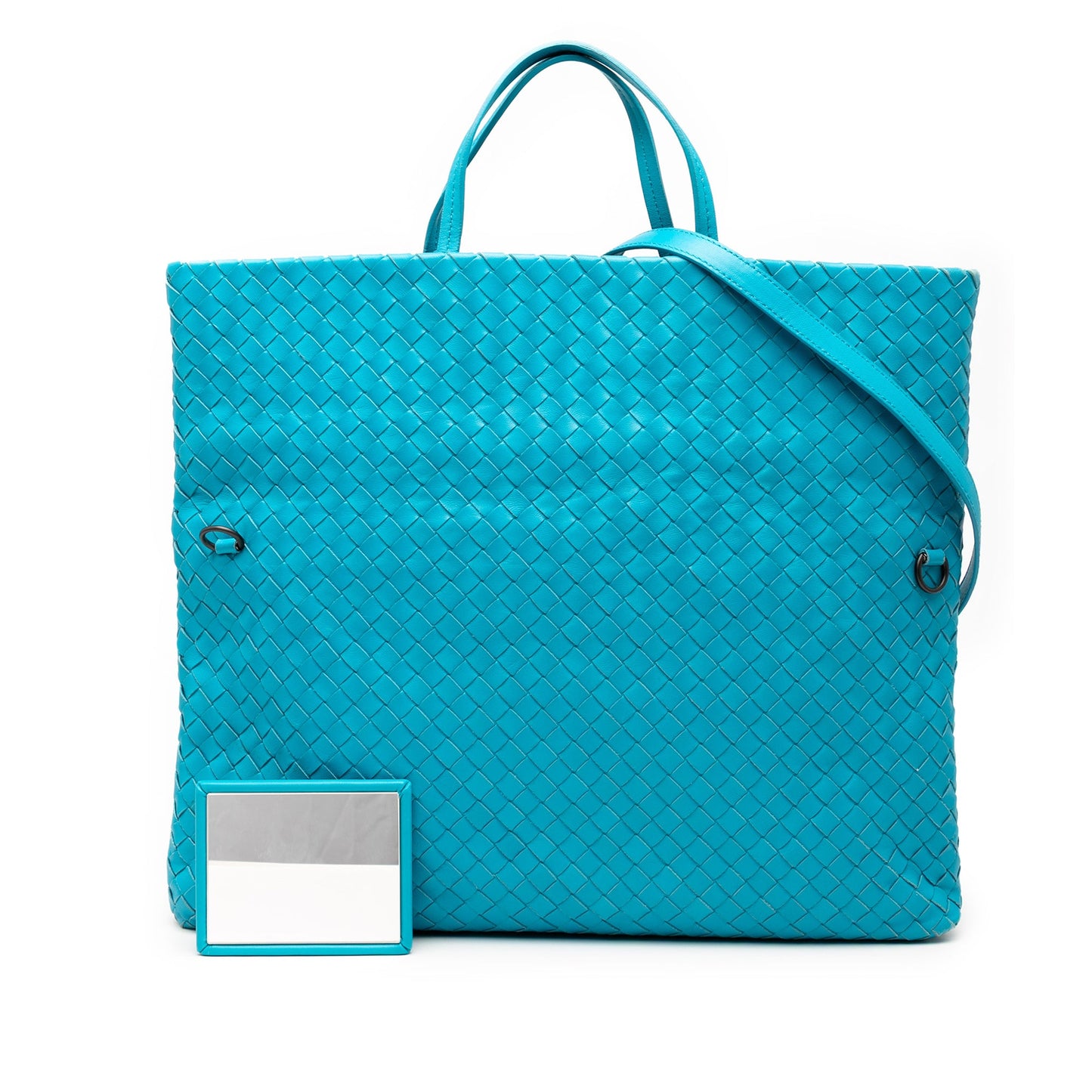 Bottega Veneta Nappa Intrecciato Fold Over Tote