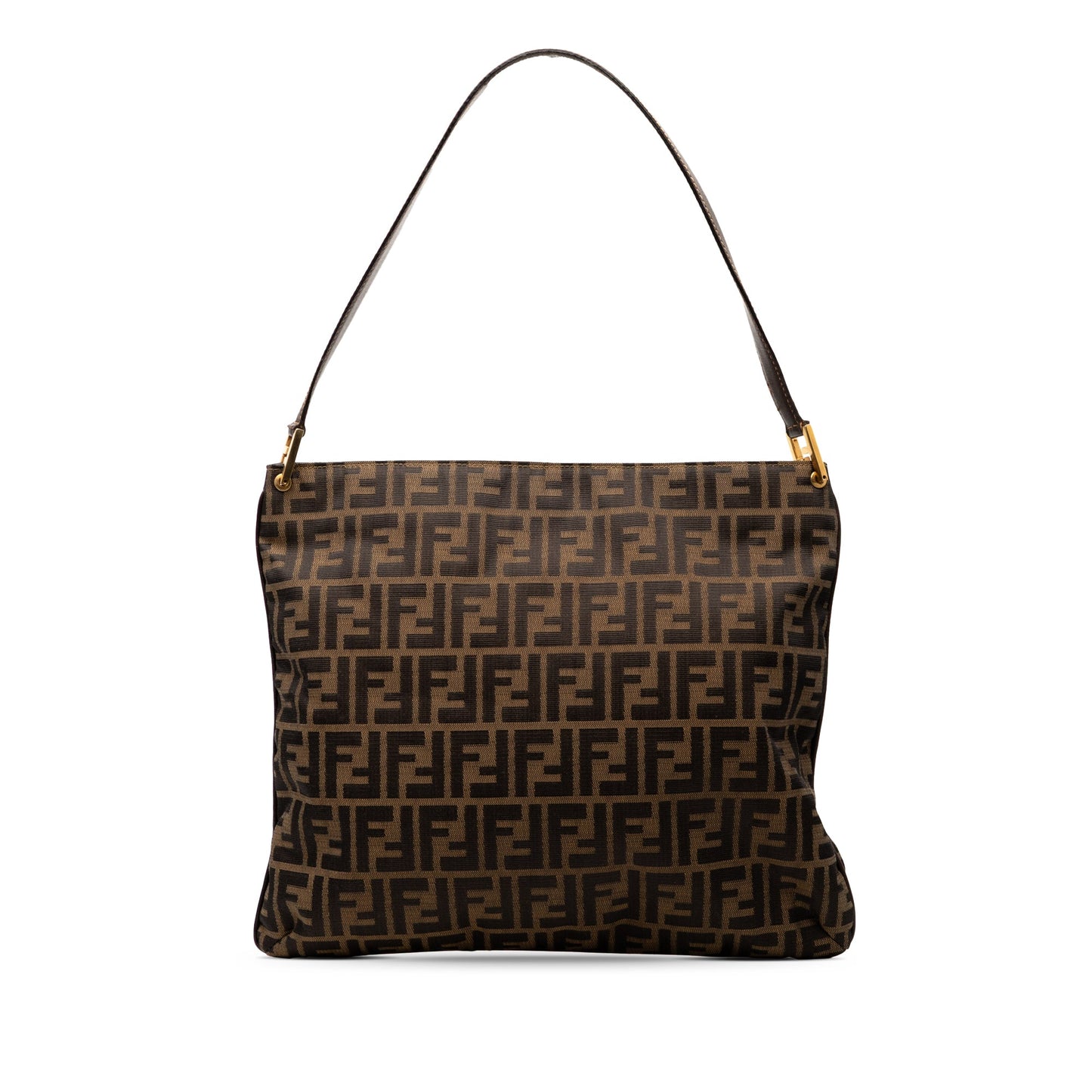 Fendi Zucca Canvas Shoulder Bag