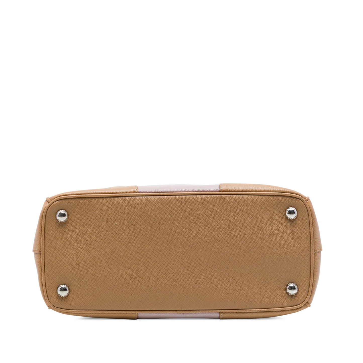 Prada Small Bicolor Saffiano Galleria Double Zip Satchel