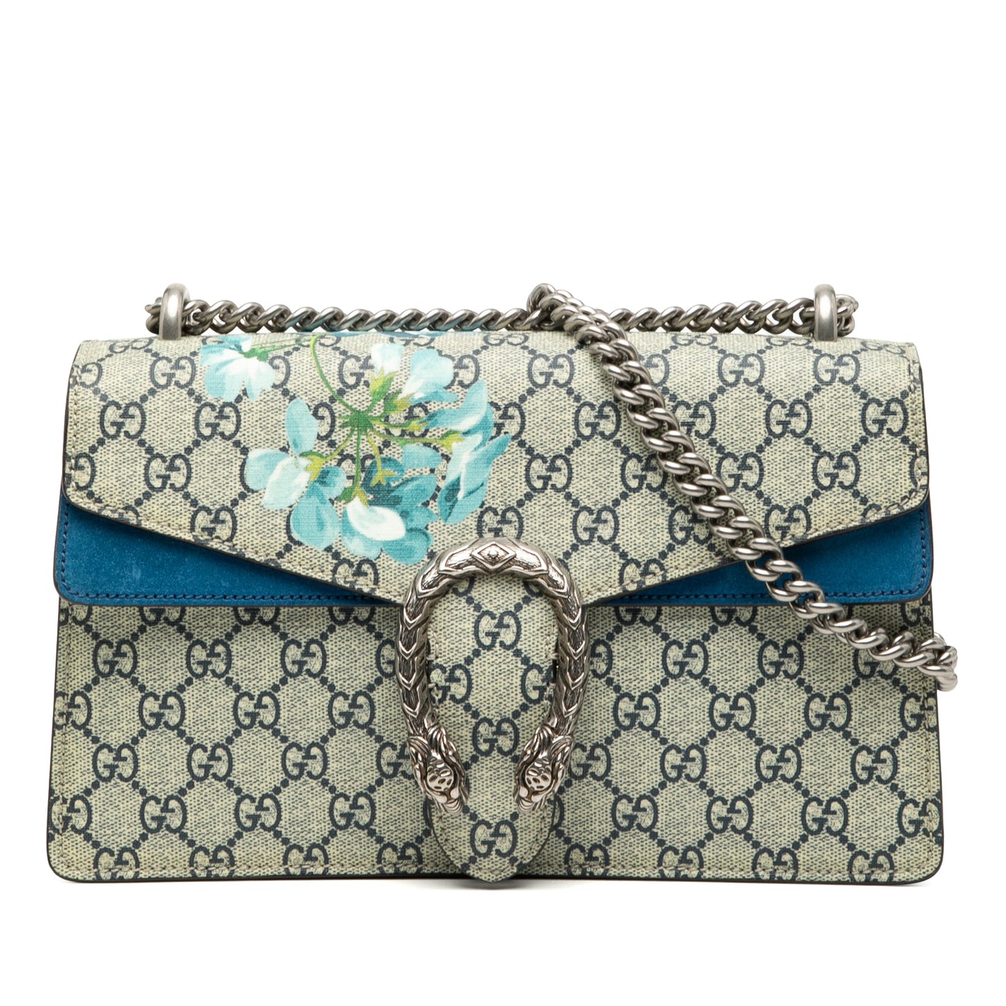 Gucci Small GG Supreme Blooms Dionysus Shoulder Bag