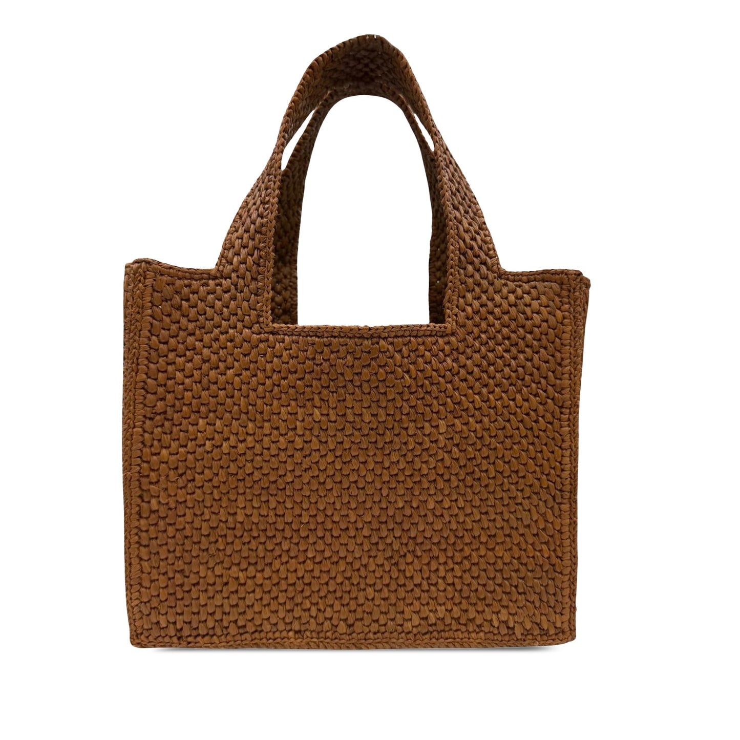 LOEWE Small Raffia Font Tote