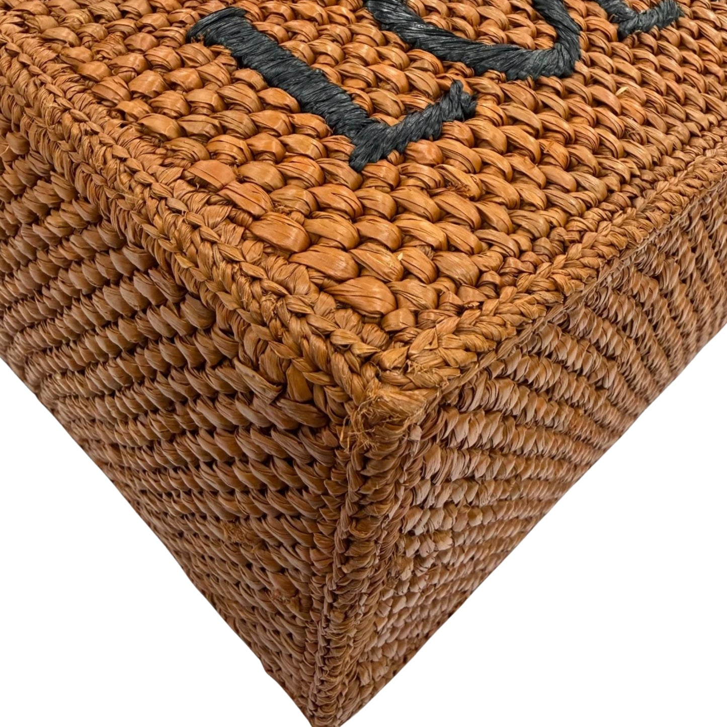 LOEWE Small Raffia Font Tote