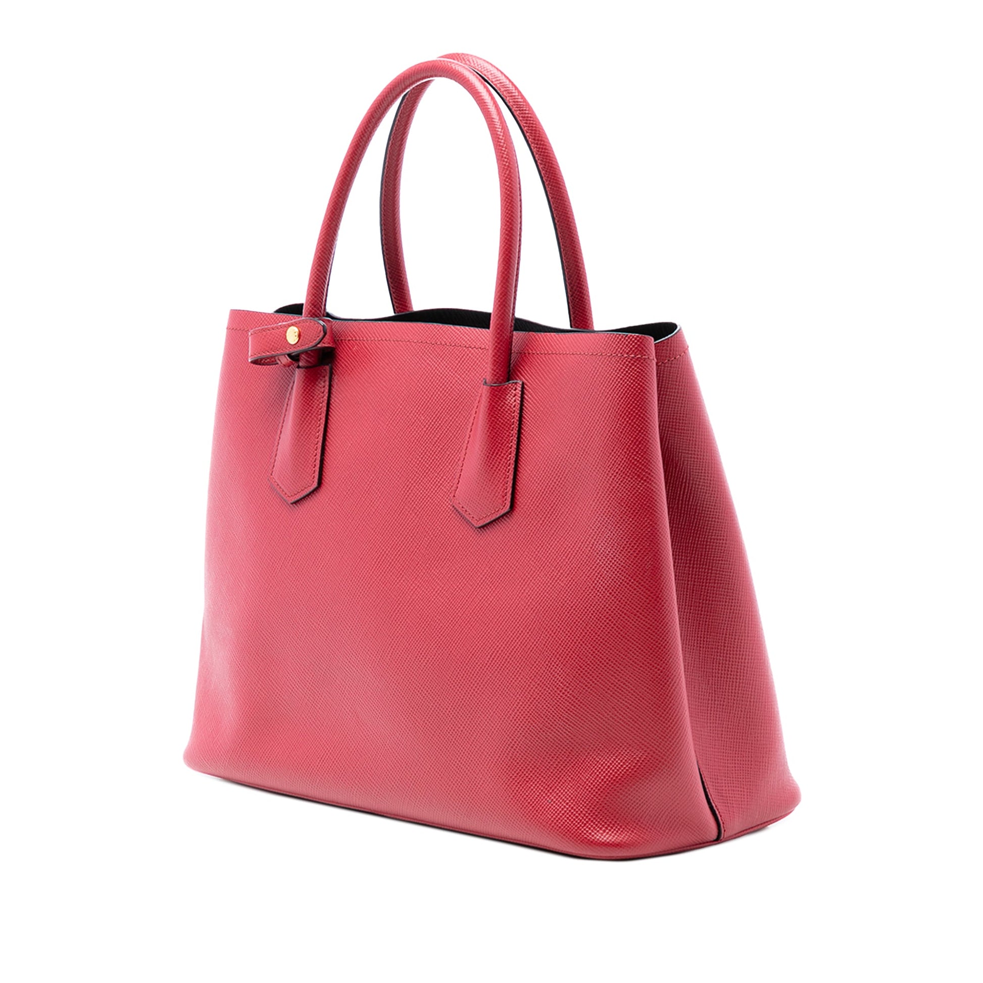 Prada Medium Saffiano Cuir Double Satchel