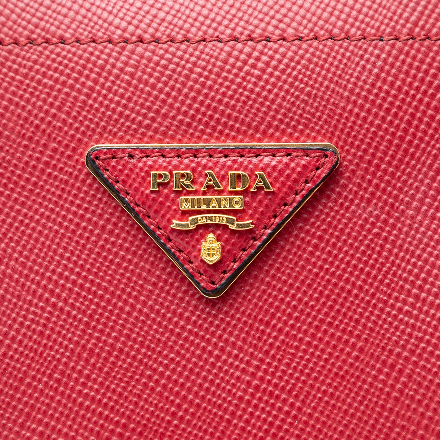 Prada Medium Saffiano Cuir Double Satchel