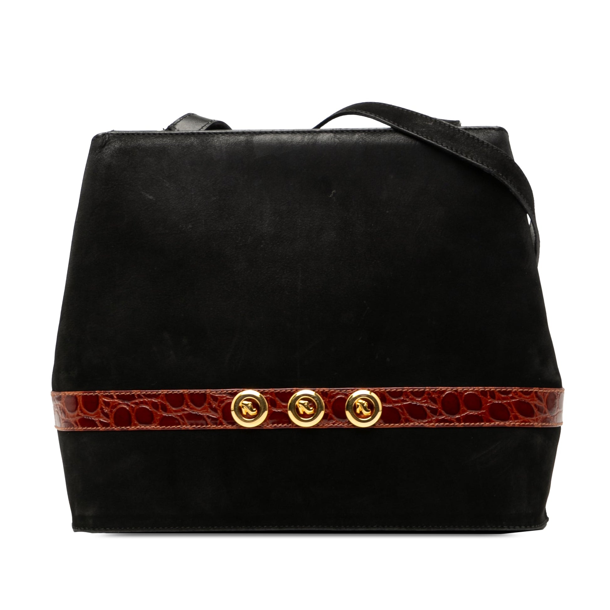 Ferragamo Suede Crossbody