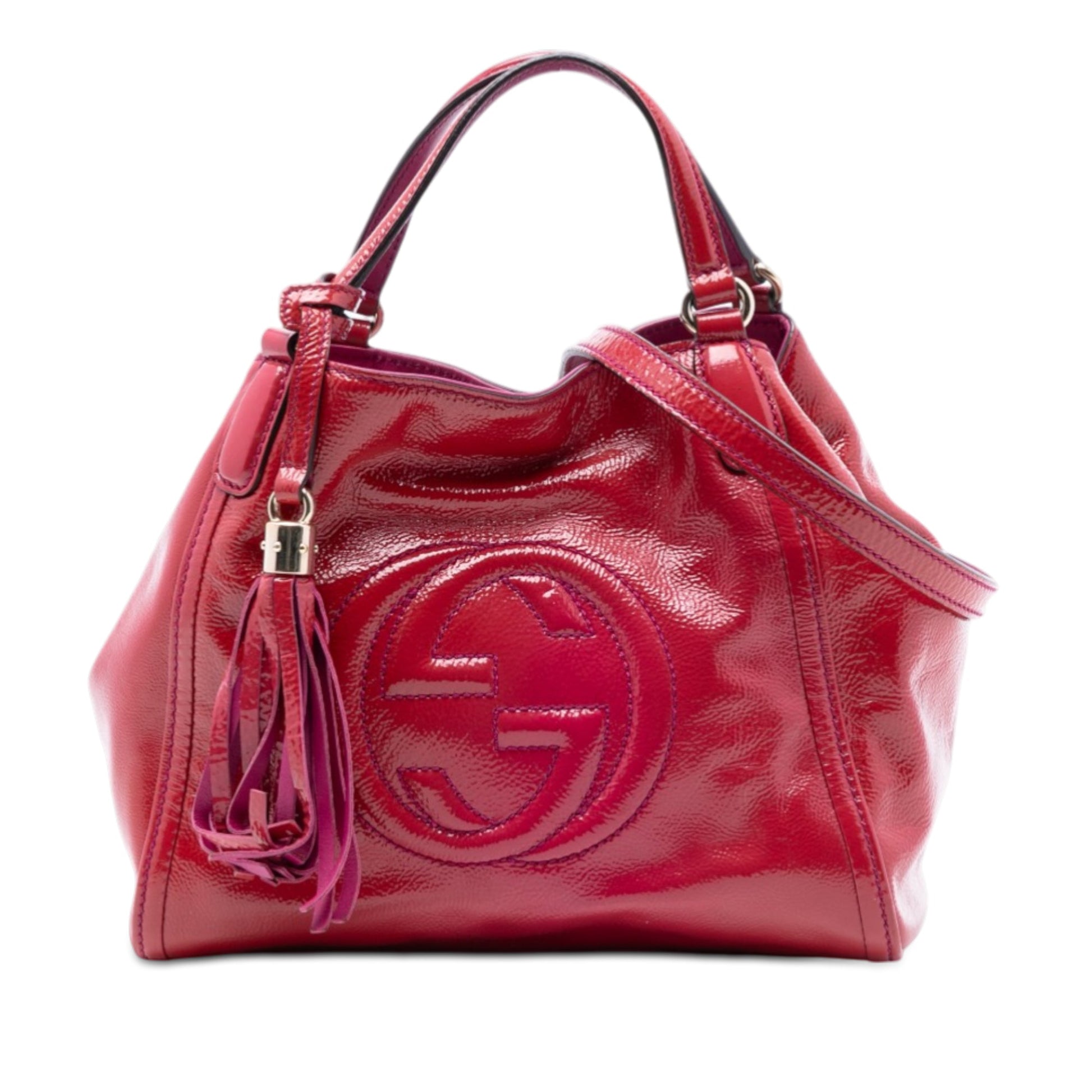 Gucci Small Patent Soho Satchel