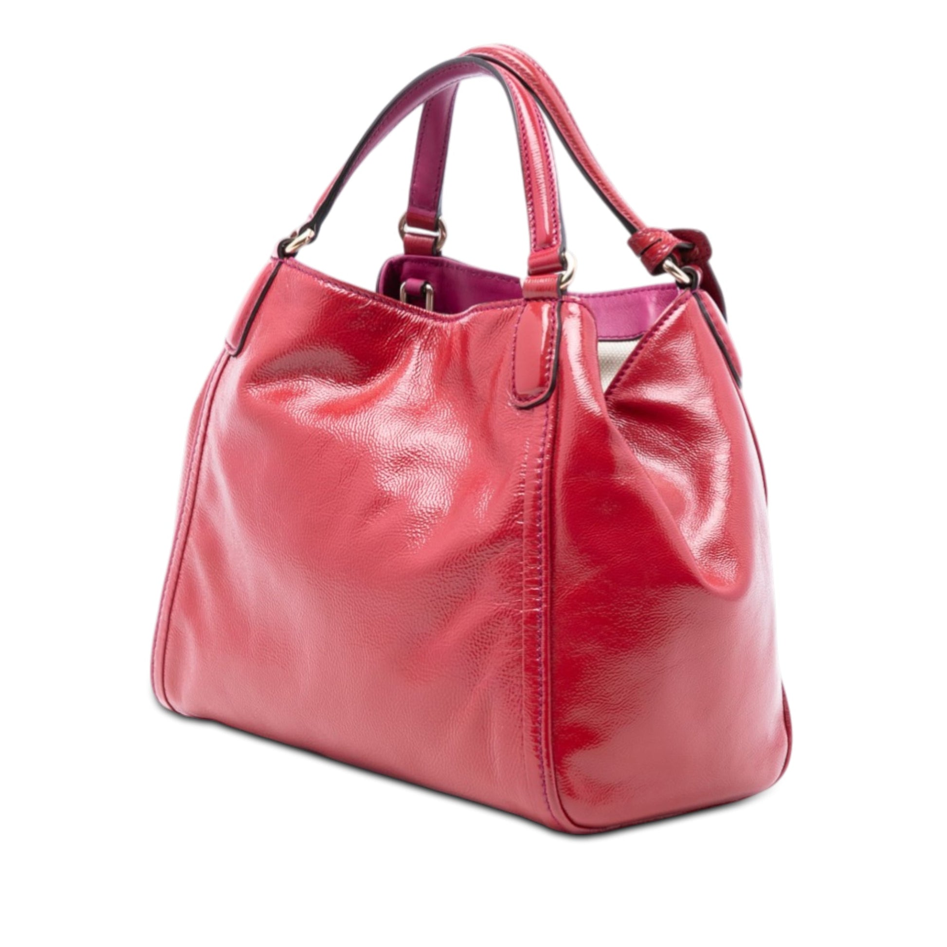 Gucci Small Patent Soho Satchel
