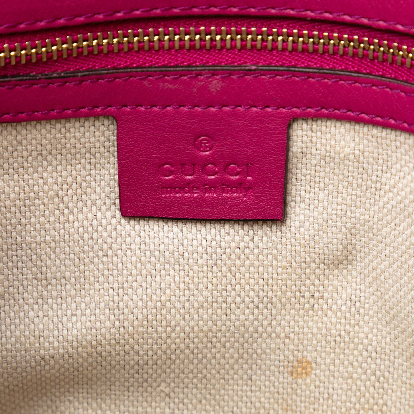 Gucci Small Patent Soho Satchel