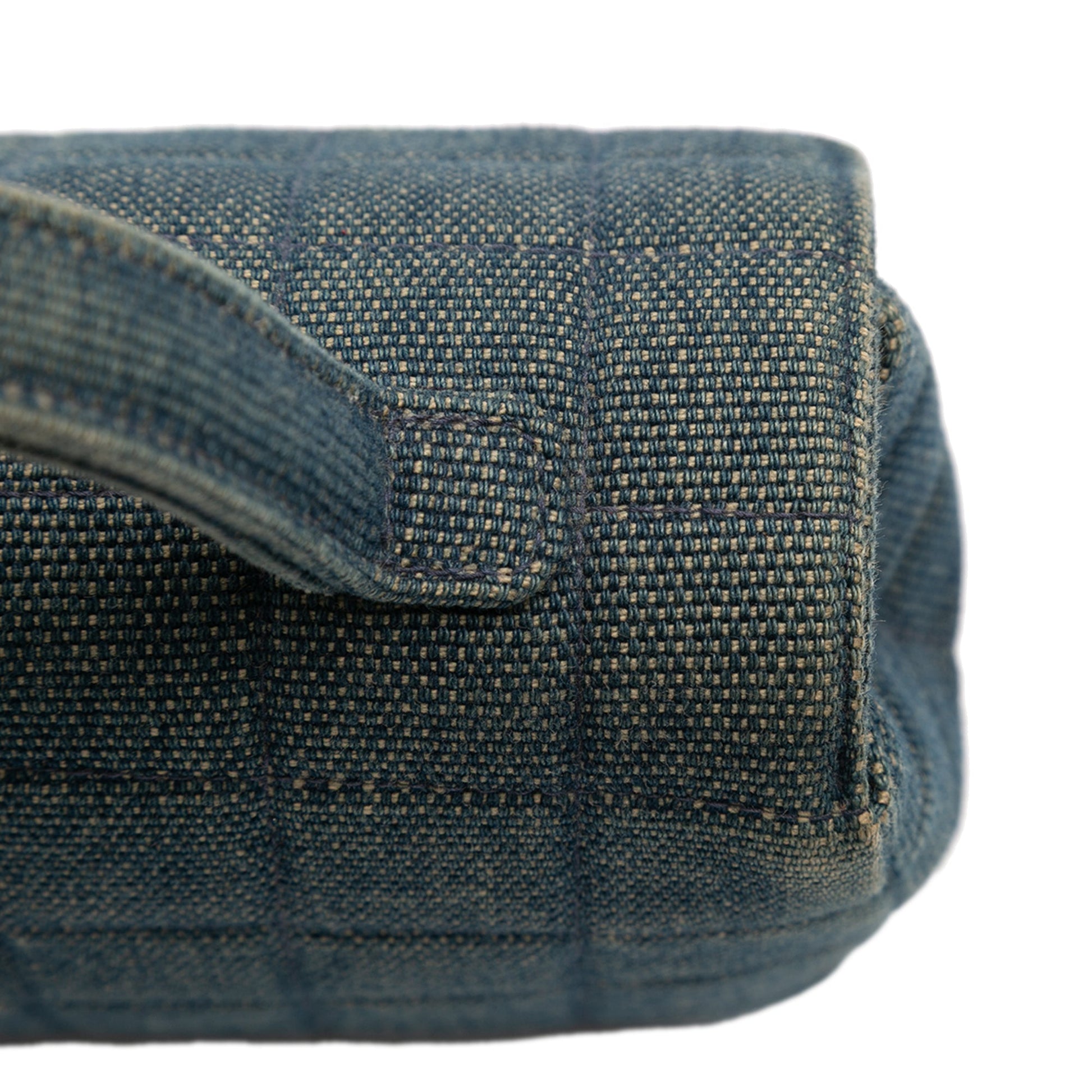 Chanel Reissue 2.55 Chocolate Bar Denim Top Handle Flap