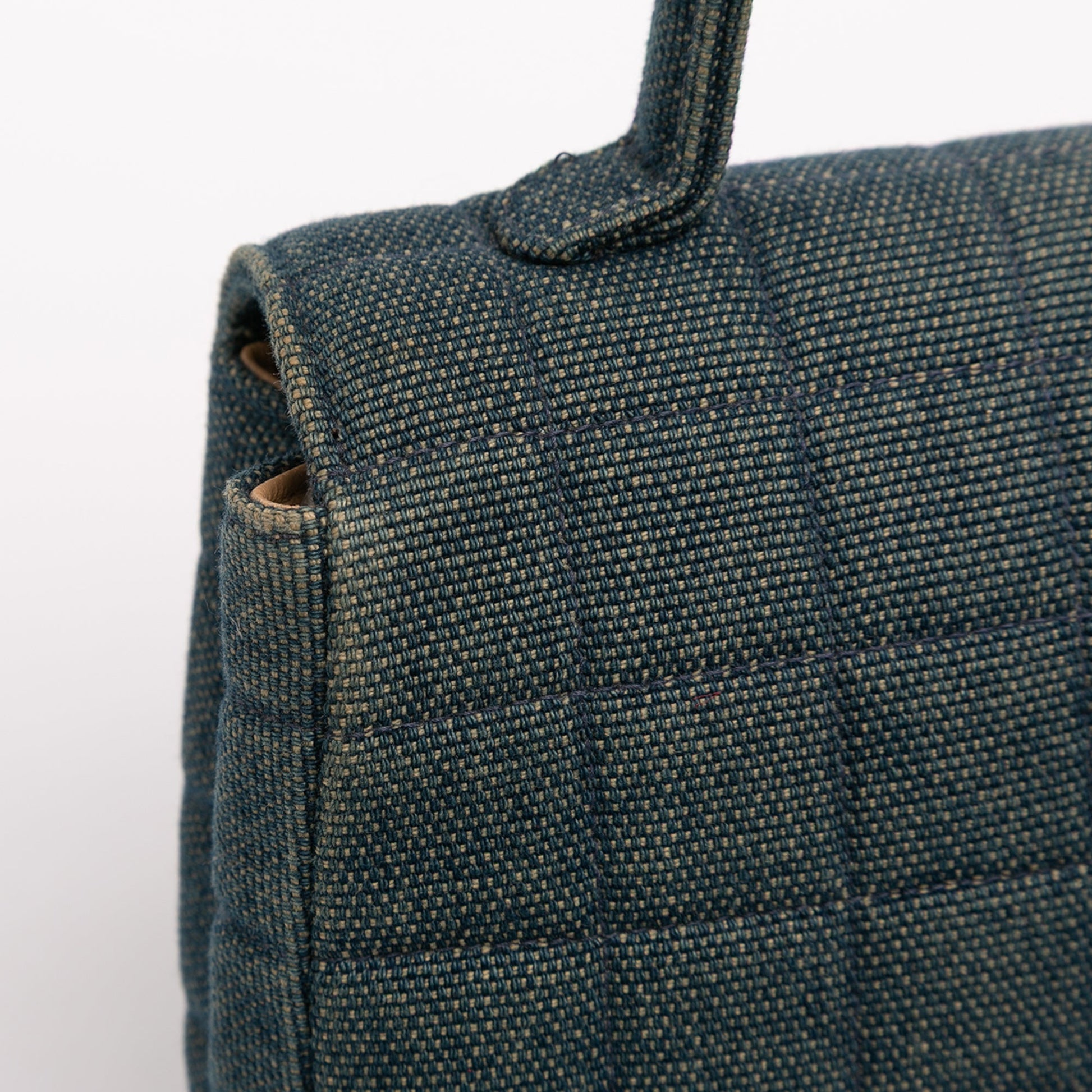 Chanel Reissue 2.55 Chocolate Bar Denim Top Handle Flap