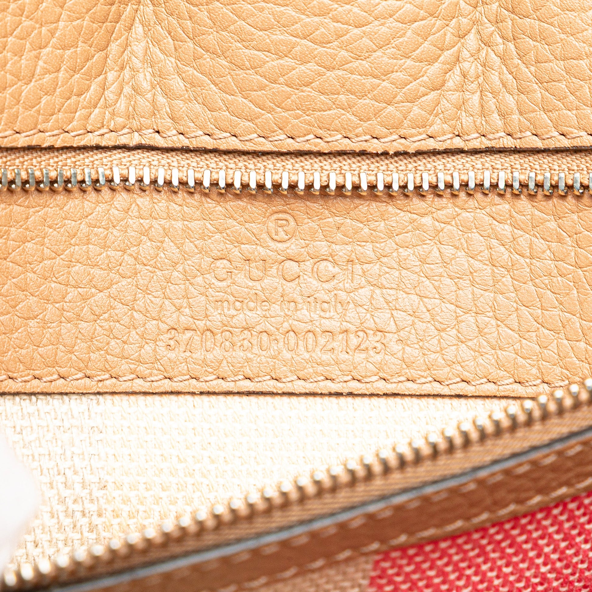 Gucci Large Leather Bamboo Daily Satchel