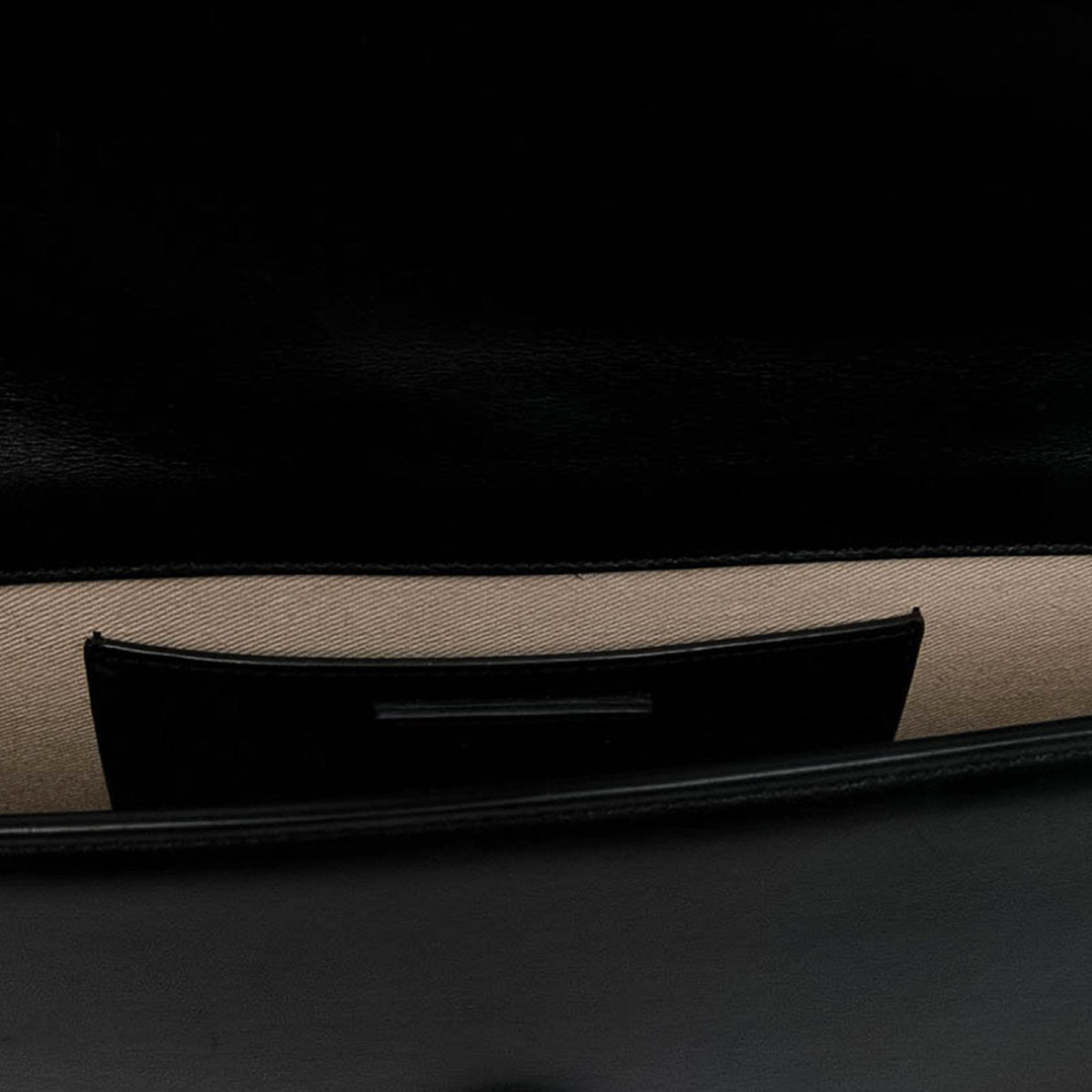 Jacquemus Leather Le Bambino Long Shoulder Bag — Black