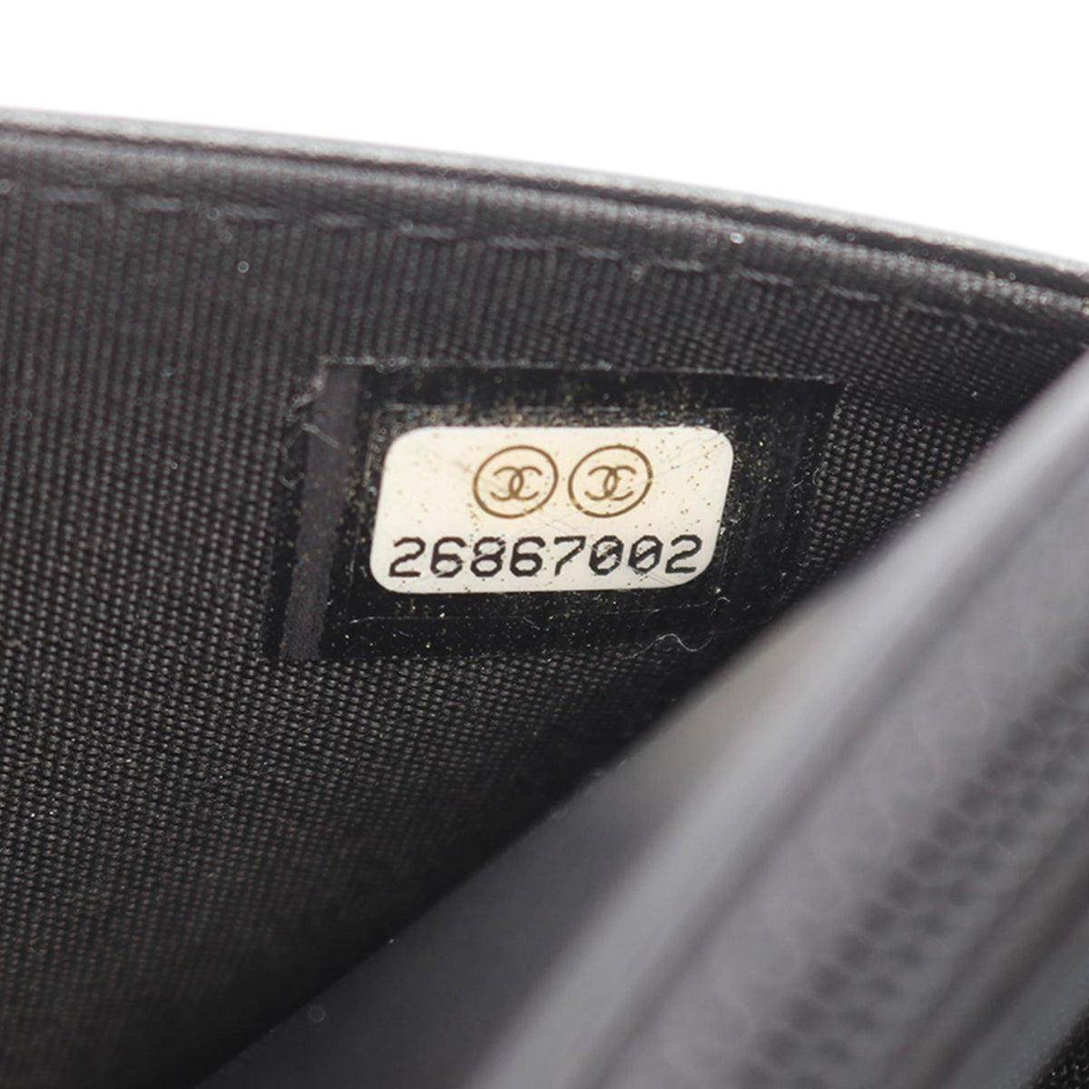 Chanel Quilted Caviar Boy Wallet on Chain