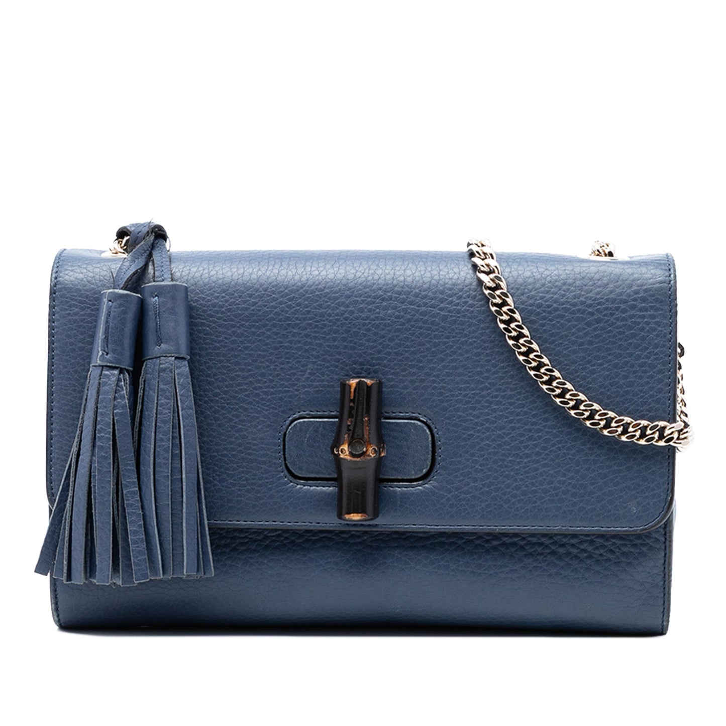 Gucci Medium Leather Miss Bamboo Crossbody
