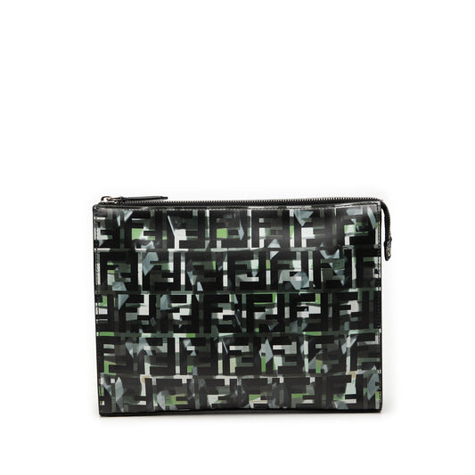 Fendi FF 1974 Nylon Camouflage Clutch
