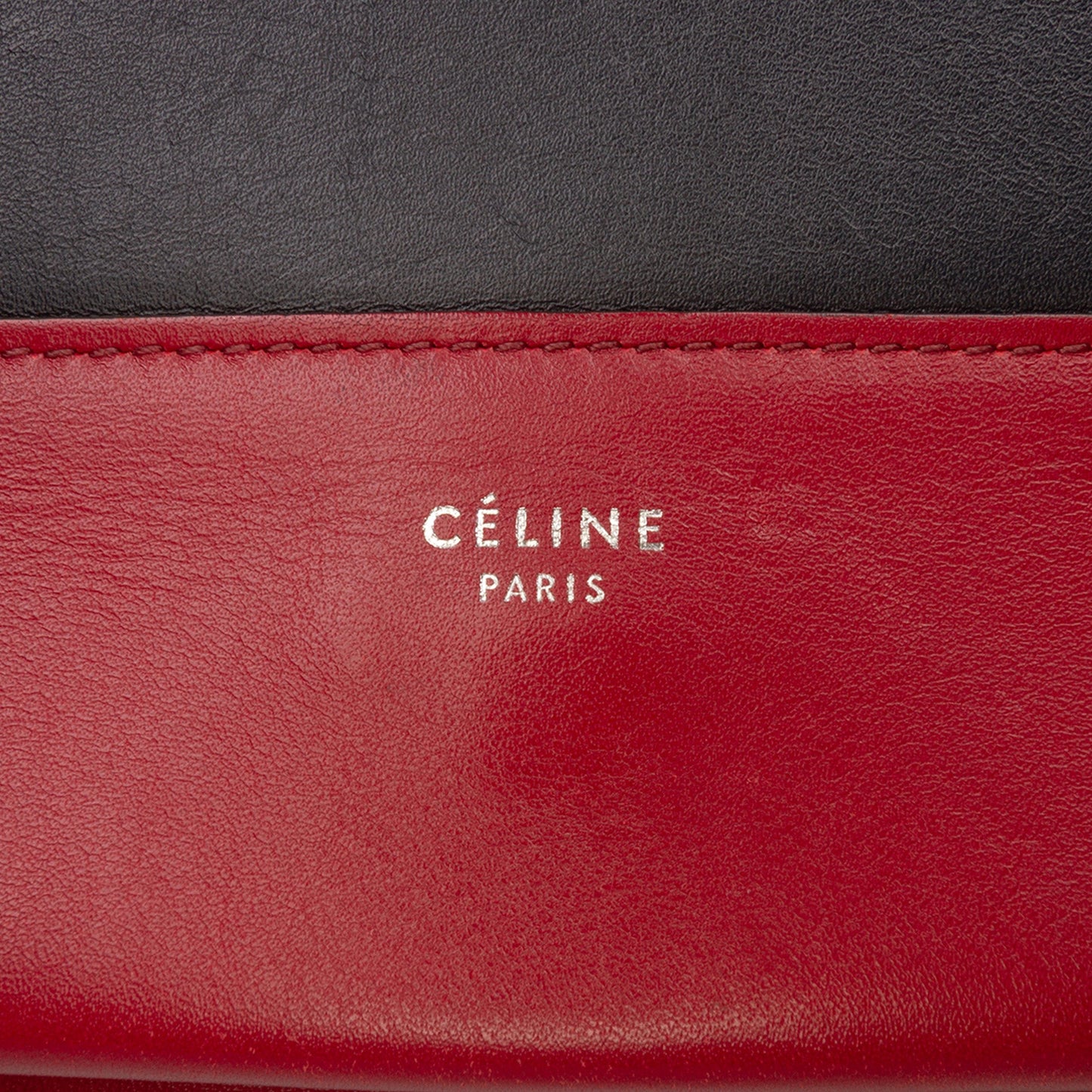 Celine Medium Shiny Smooth Calfskin Frame Shoulder Bag