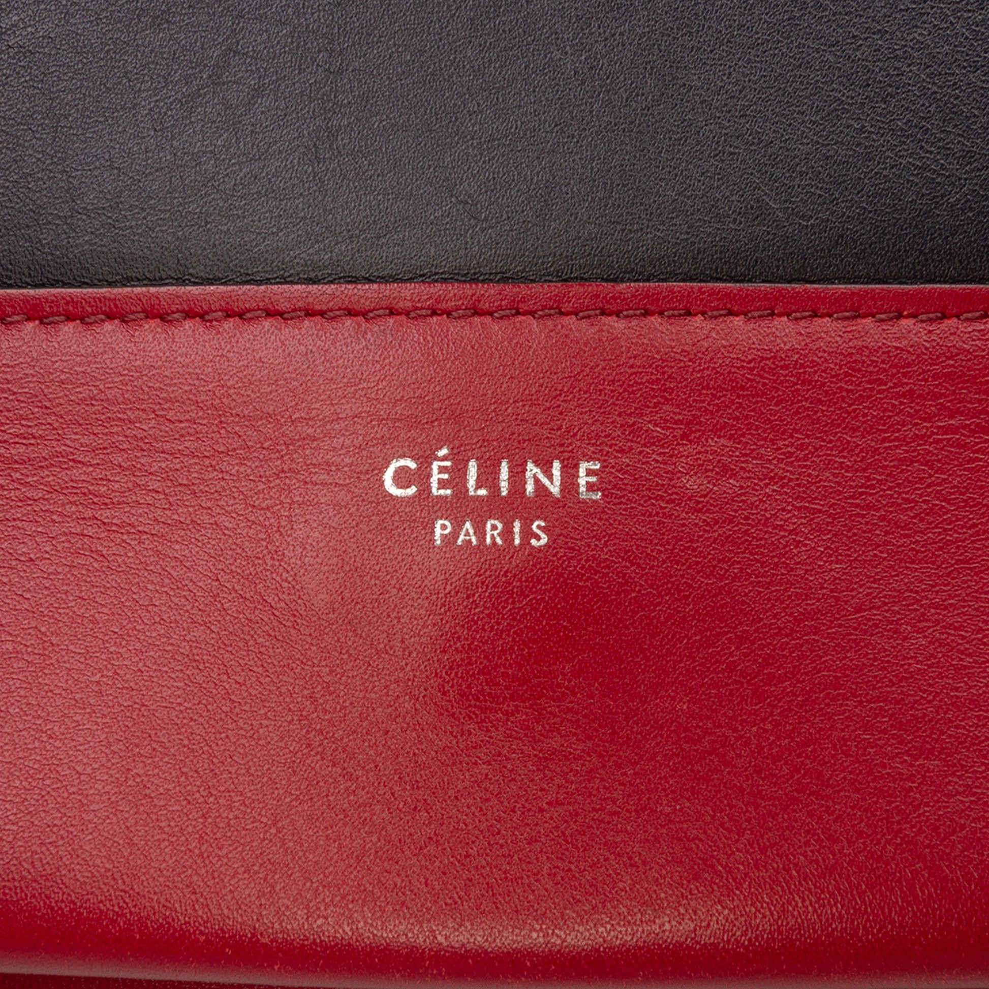 Celine Medium Shiny Smooth Calfskin Frame Shoulder Bag