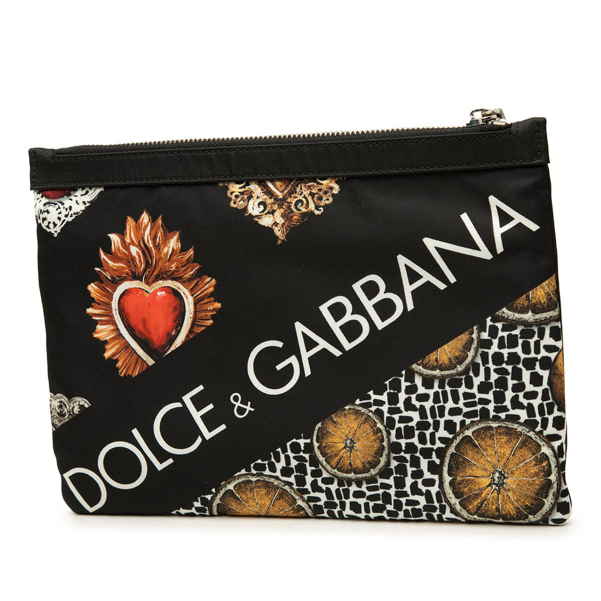 Dolce & Gabbana Nylon King of Hearts Playing Card Clutch