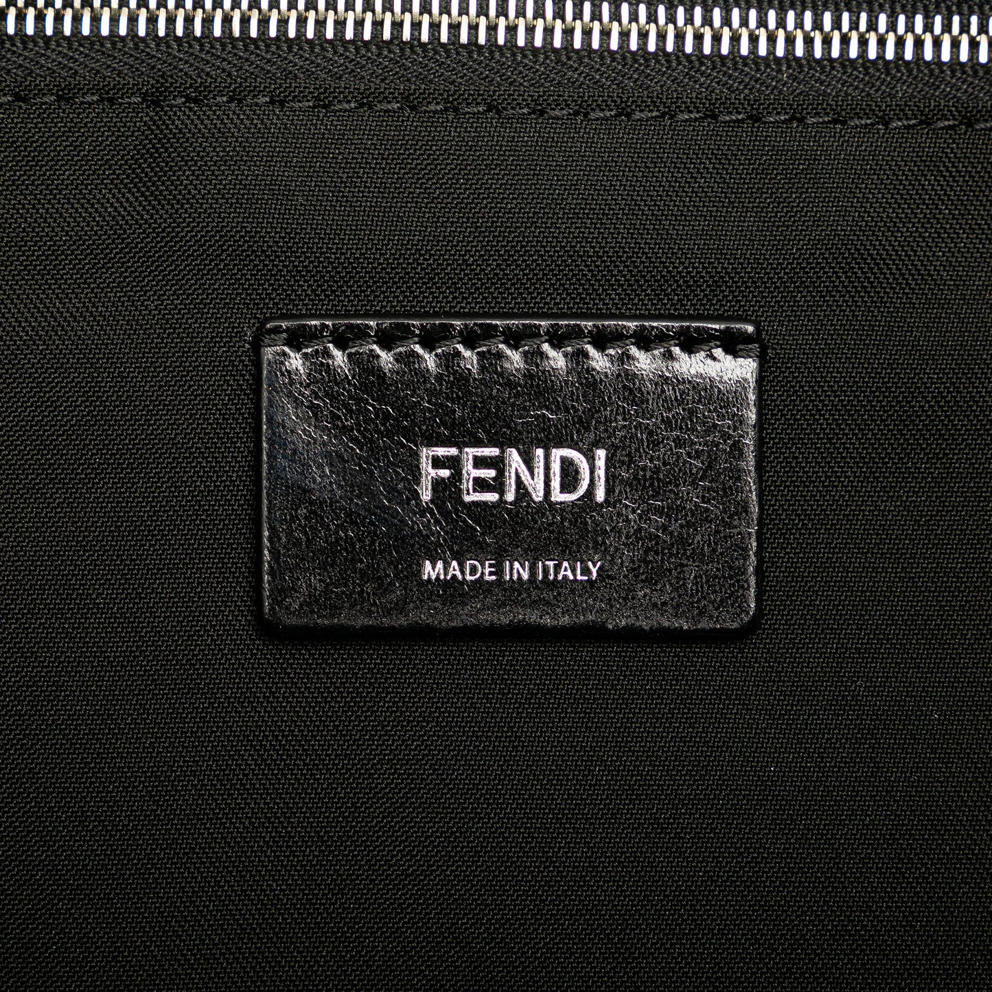 Fendi Large Nylon Fendi Faces Tote