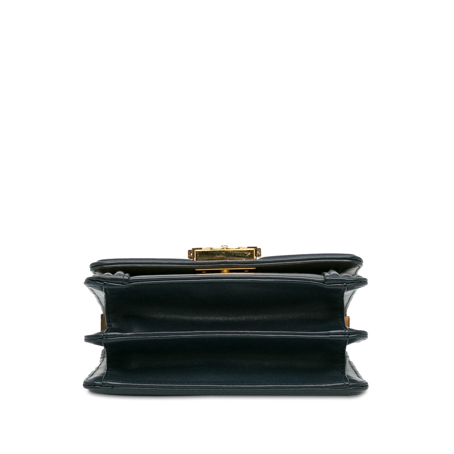 Chanel Paris New York Metallic Lambskin Striped North South Boy Flap