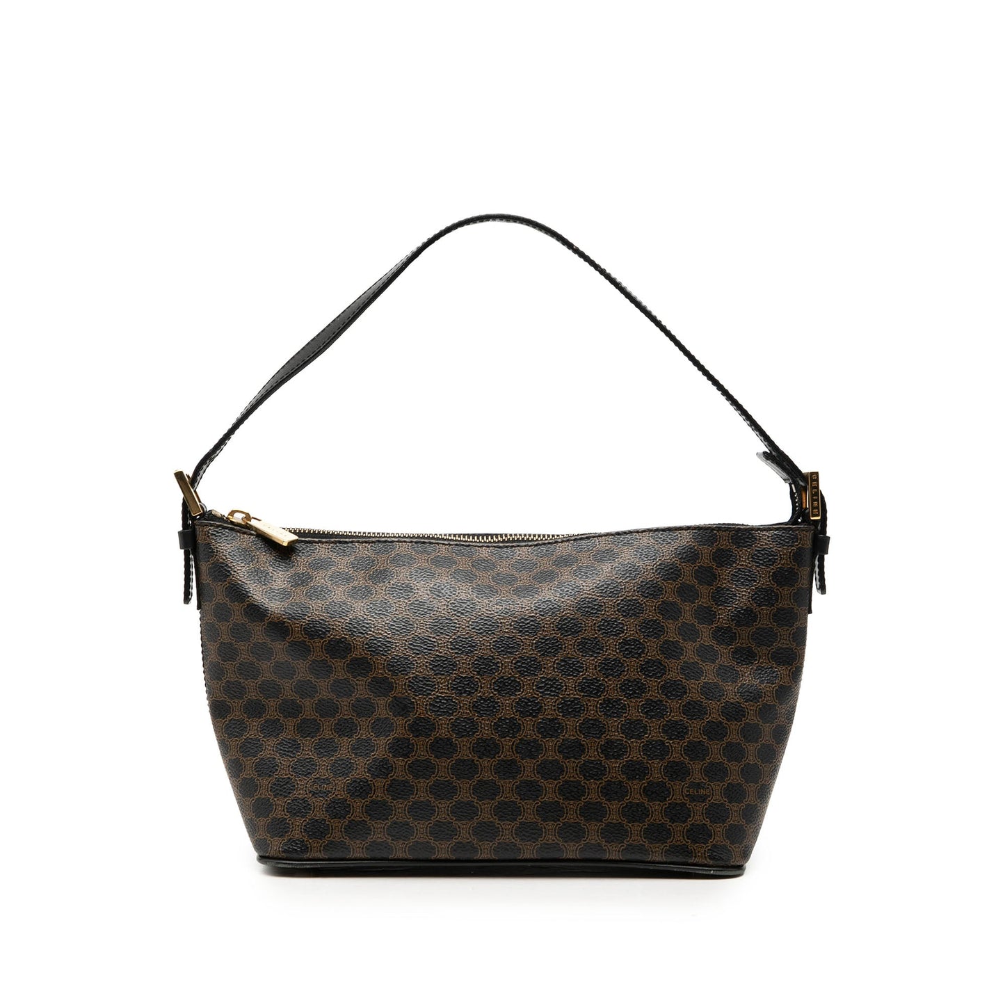 Celine Macadam Coated Canvas Handbag
