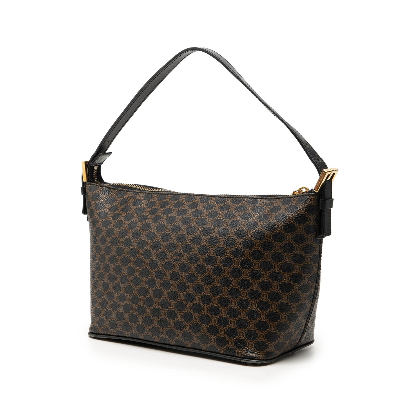 Celine Macadam Coated Canvas Handbag