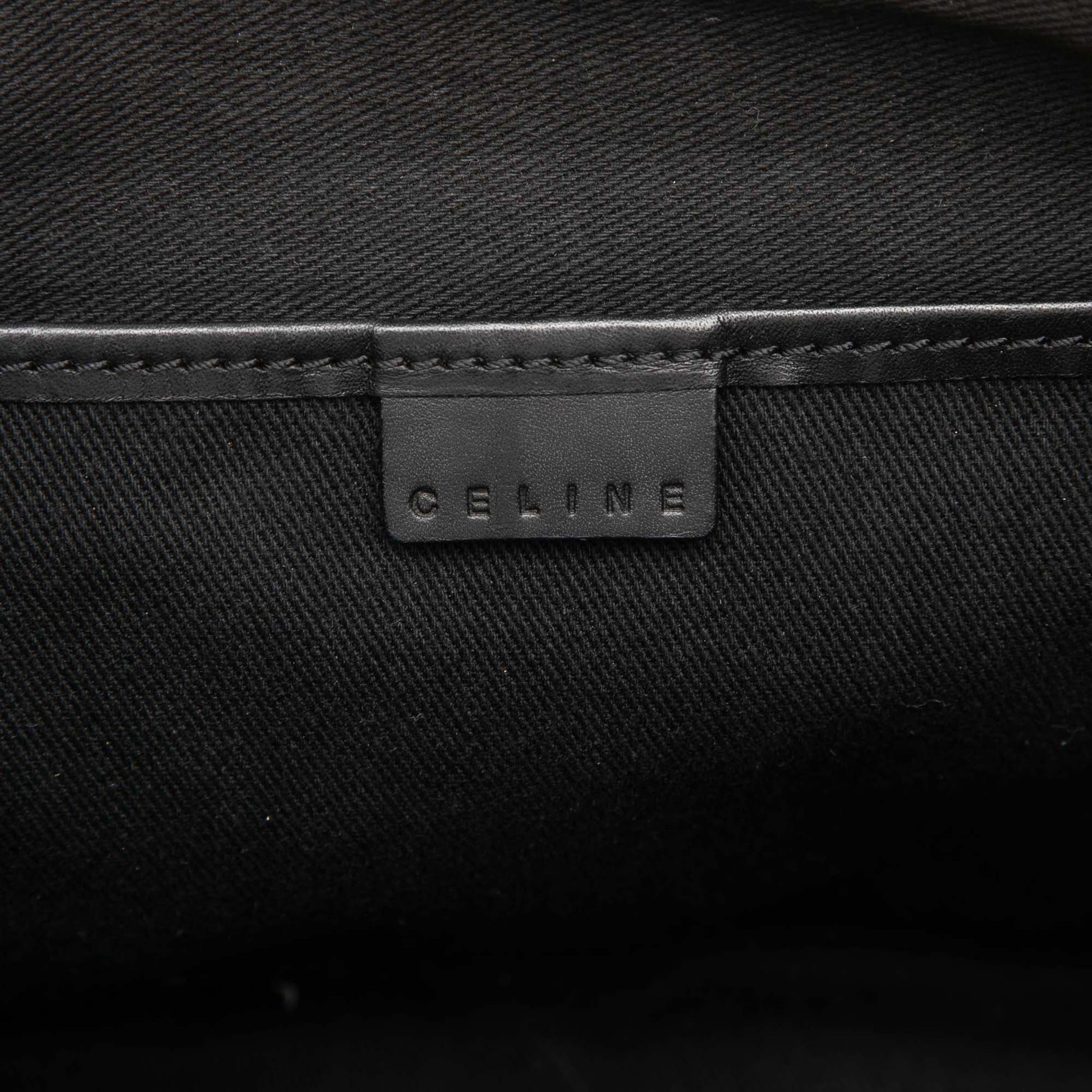 Celine Macadam Coated Canvas Handbag